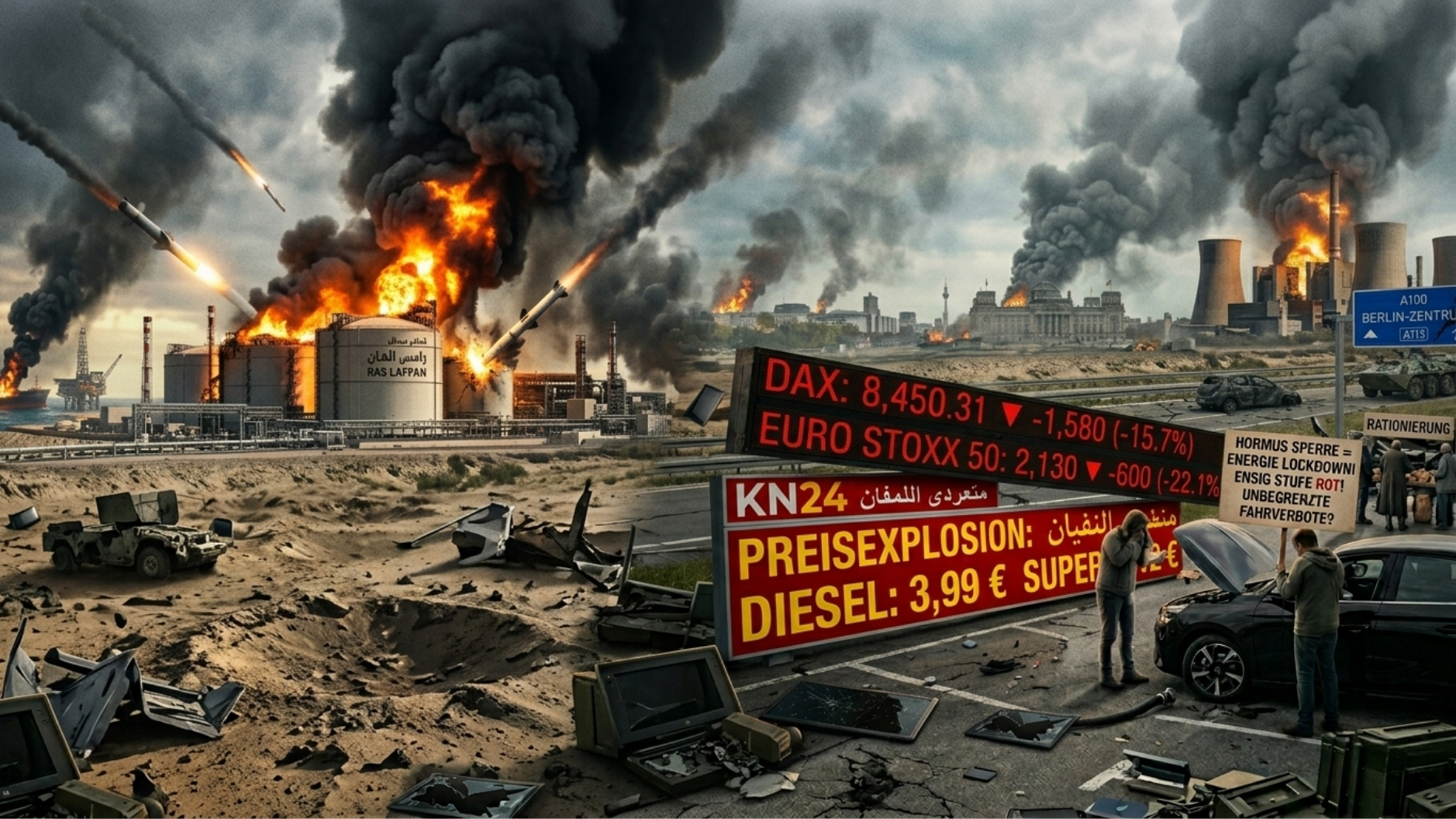 🌐 Point of no Return: Der 4-Euro-Sprit und das Ende der industriellen Sicherheit