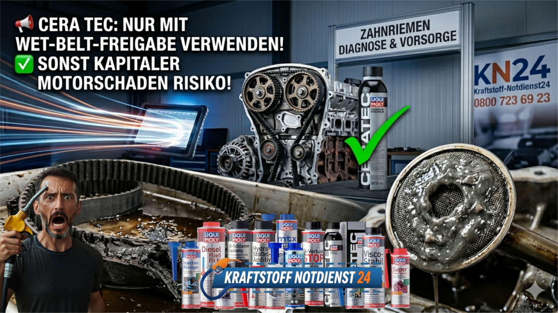⚙️ Gefahr im Ölbad: Warum der Zahnriemen im Öl keine Experimente verzeiht 📞 08007236923
