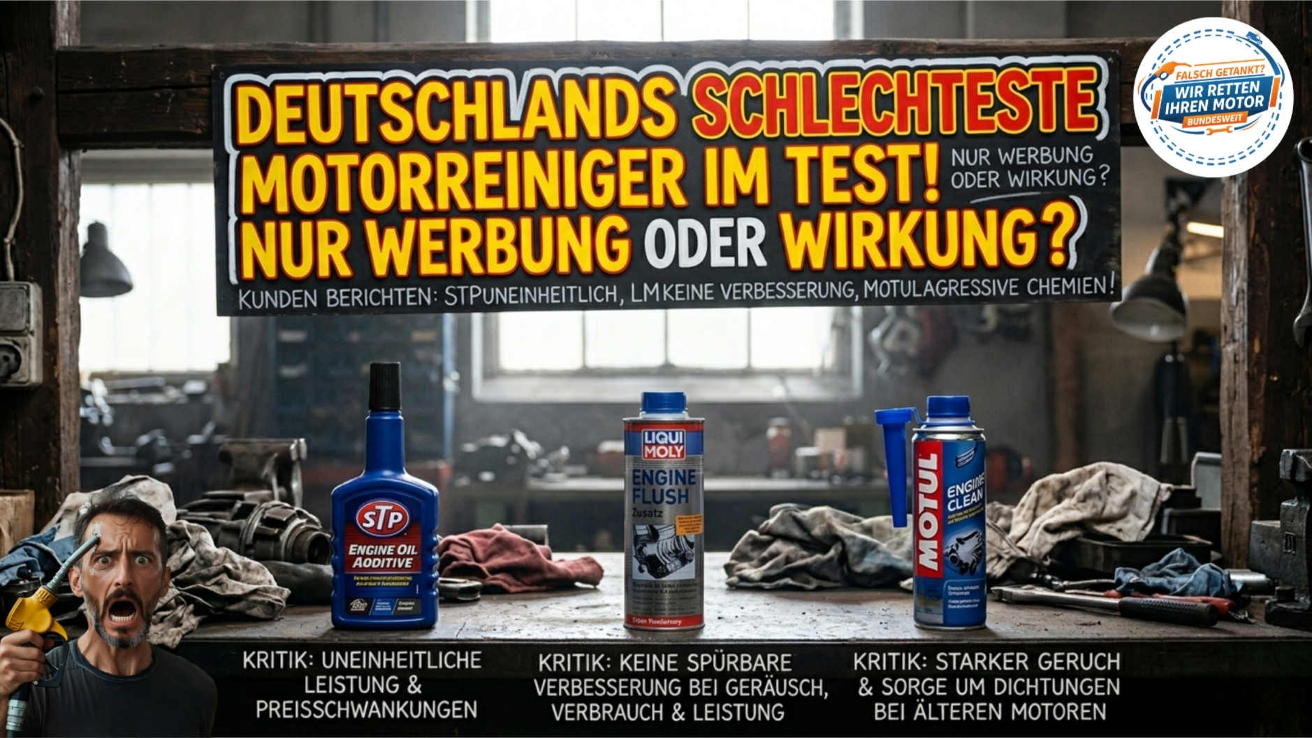 ⛽ Faktencheck: Warum „die schlechtesten Motorreiniger“ oft die besten Ergebnisse liefern 📞 08007236923