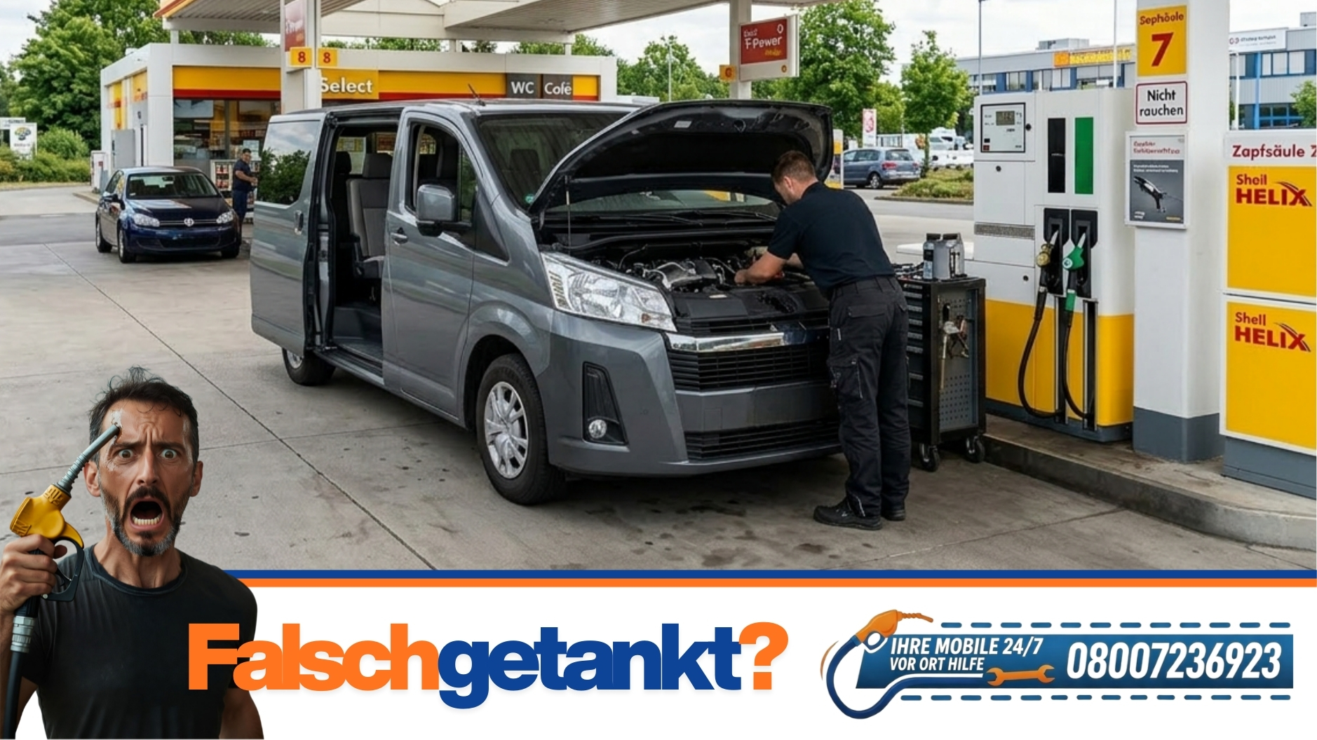 ⛽ Benzin statt Diesel getankt in Bamberg? Schnelle Hilfe vor Ort! 📞 08007236923