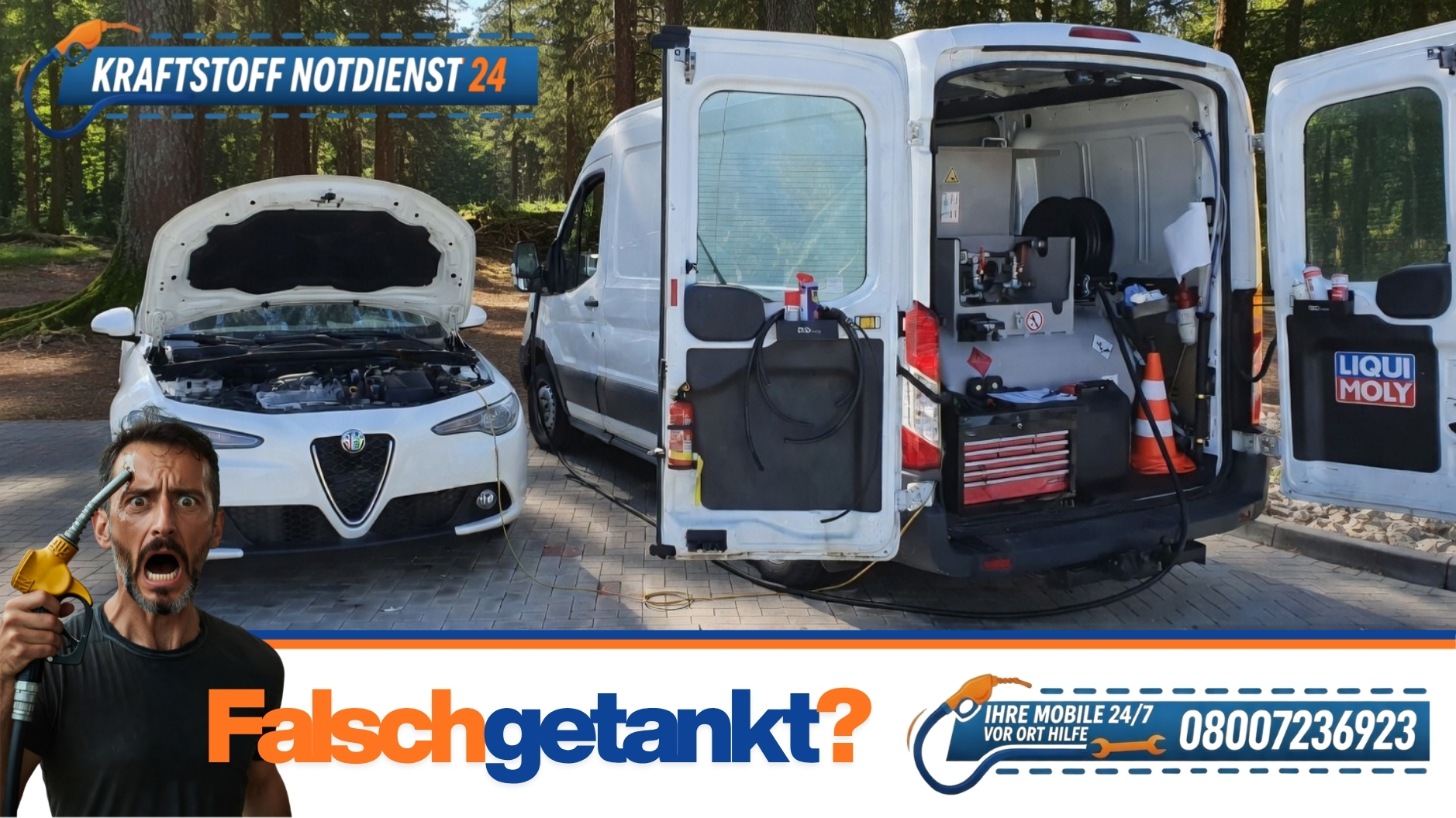 ✈️ Diesel statt Benzin getankt am Flughafen Nürnberg? 24/7 Soforthilfe vor Ort! 🚨
