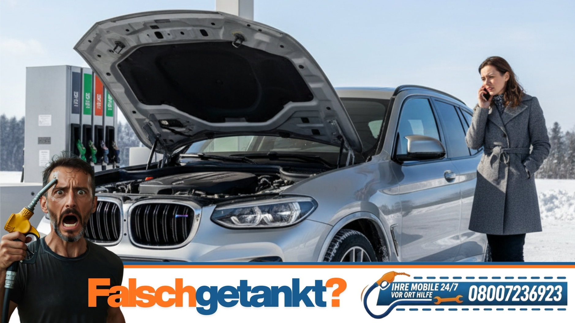 📍 Falsch getankt in Augsburg? 24h Soforthilfe vor Ort 📞 08007236923