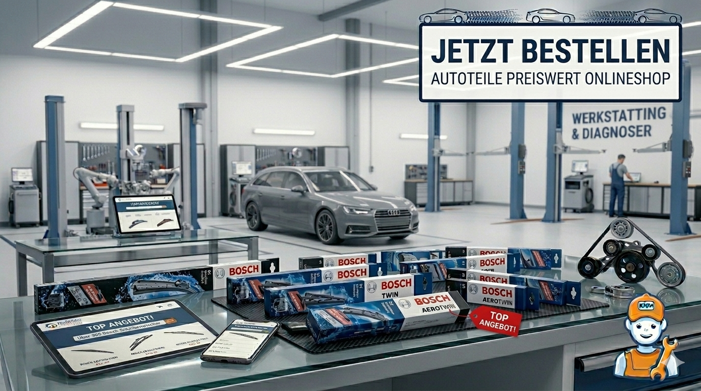 🌧️ Klare Sicht, Knallerpreise: Über 300 Bosch-Scheibenwischer radikal reduziert! ☀️