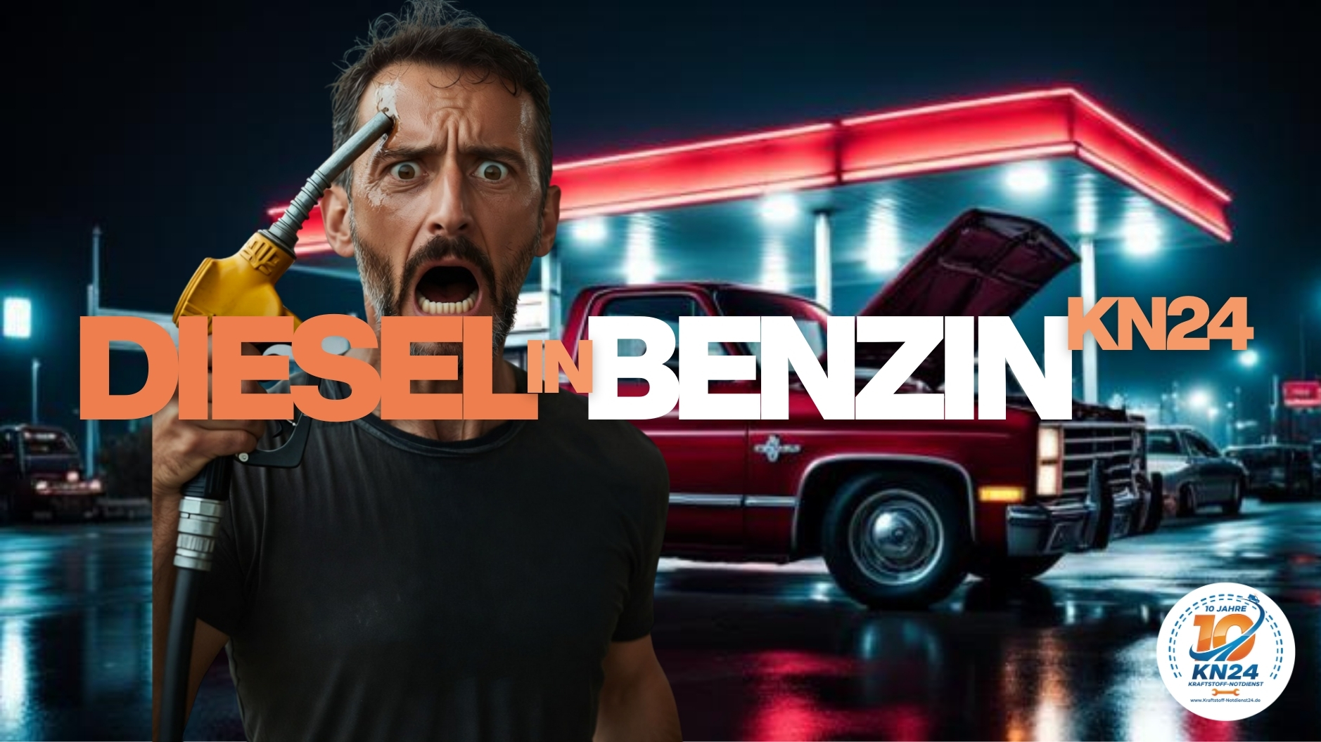 ⛽ Falsch getankt? Kein Grund, sich die Pistole an den Kopf zu halten!