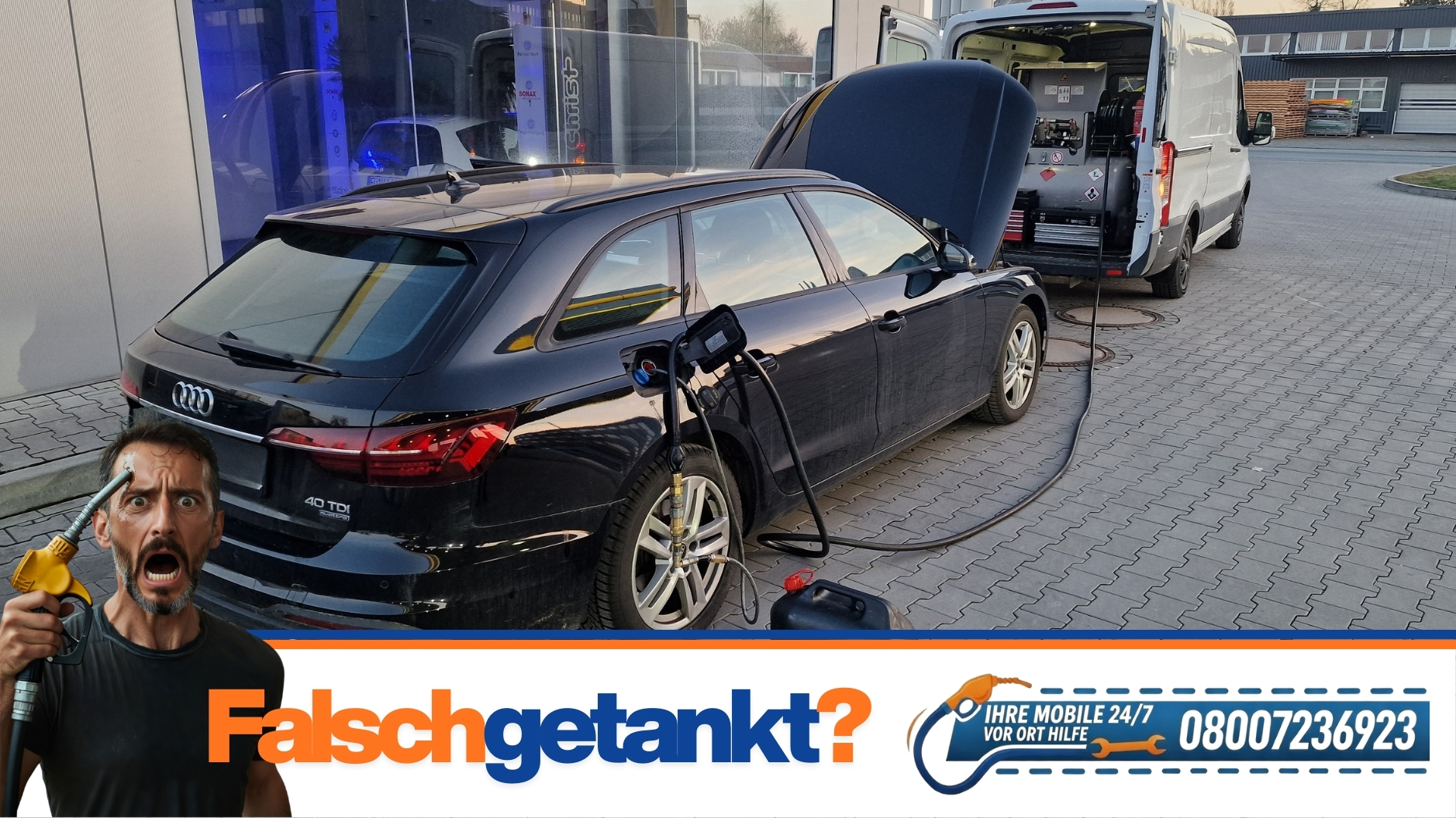 ⛽ AdBlue falsch getankt Nürnberg: Motor gestartet & gefahren? 📞 08007236923
