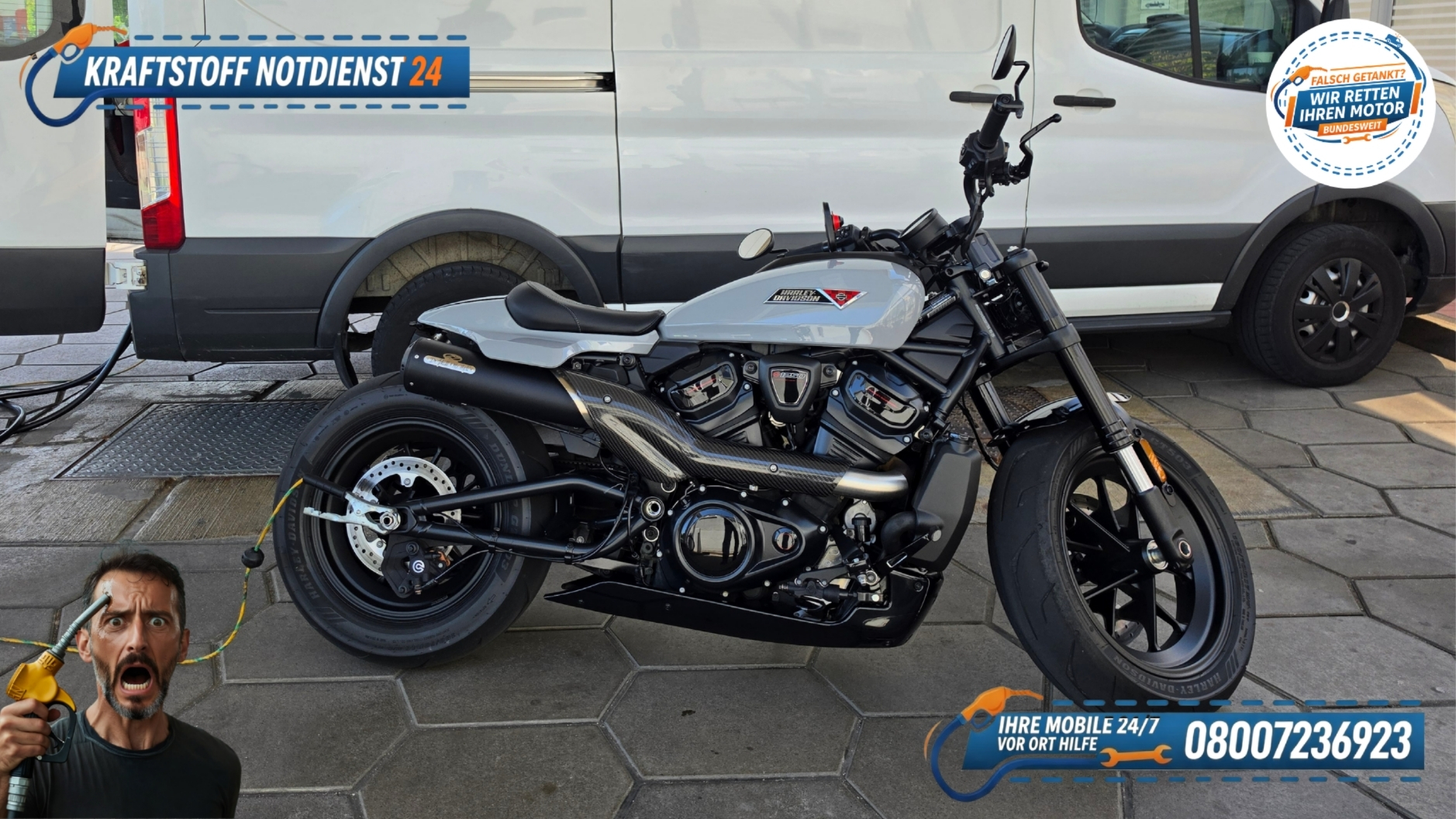 ⛽ Harley-Davidson Sportster S (1250) falsch getankt in Allersberg? Schnelle Hilfe ohne Werkstatt-Zwang! 📞 08007236923