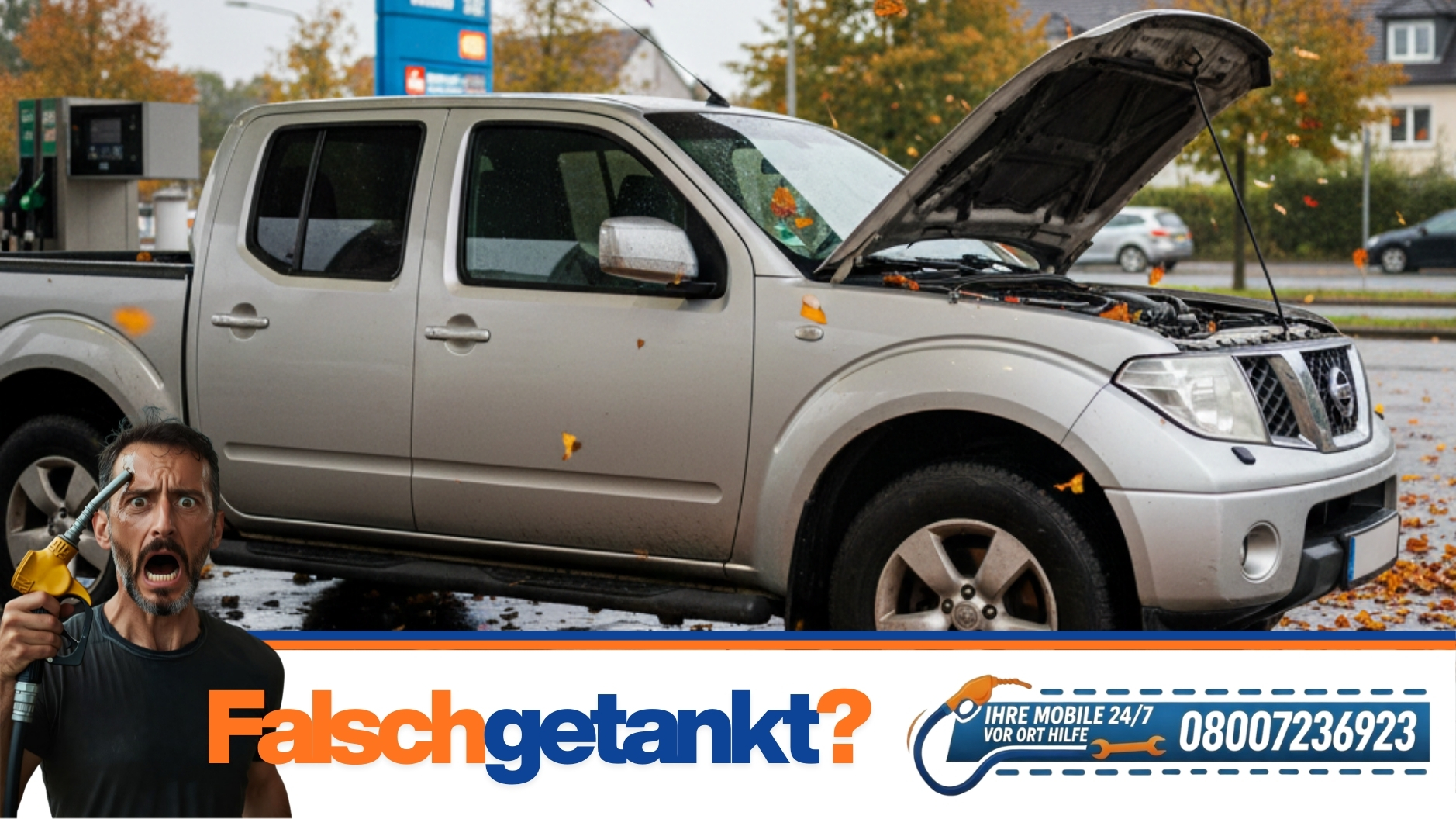 ⛽ Falsch getankt in Eichstätt? Soforthilfe an B13 und A9 📞 08007236923