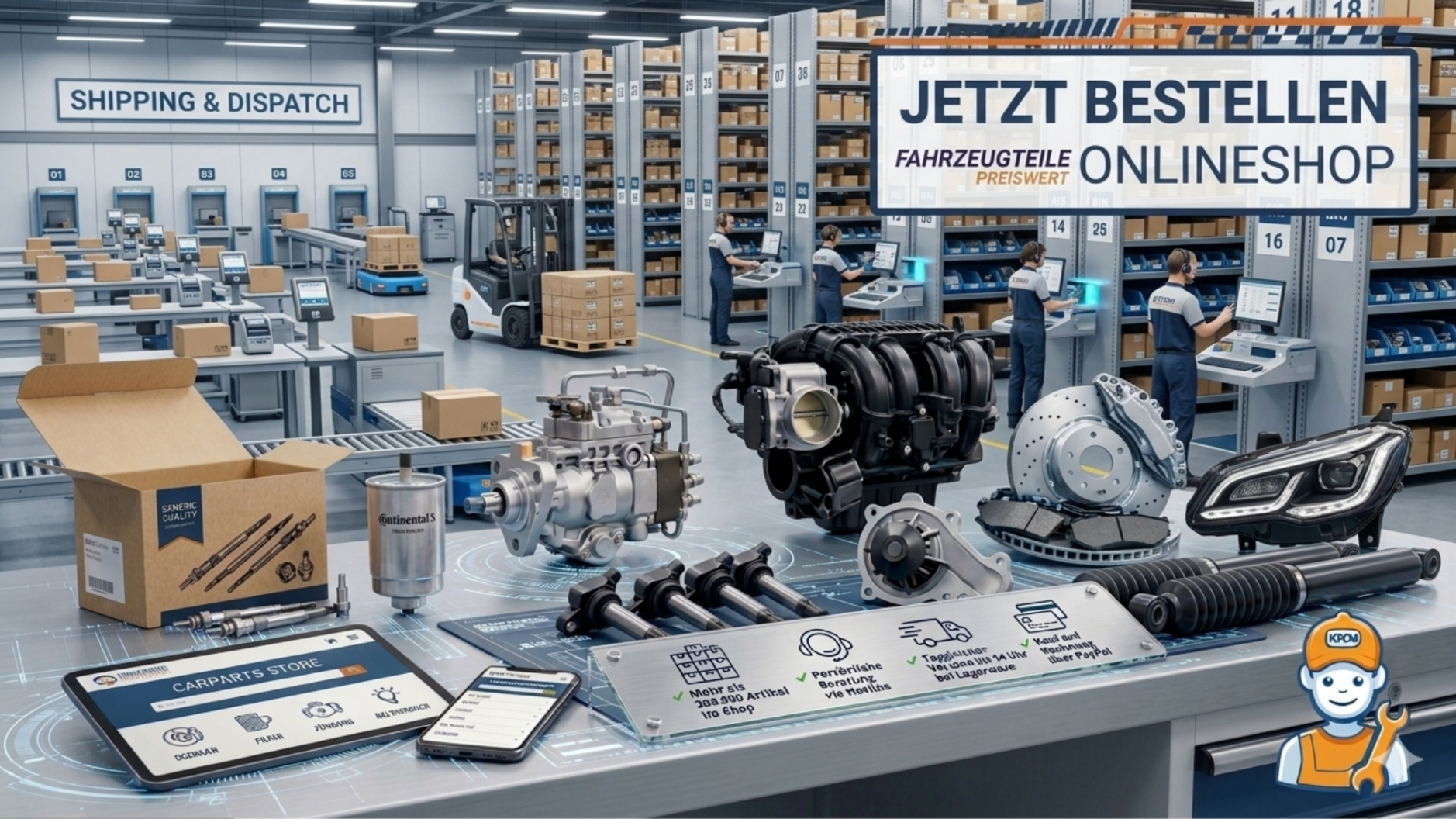 ⚙️ Boxenstop für Ihr Auto: Mehr als 300.000 Ersatzteile, Sofort Versandbereit! ⚙️