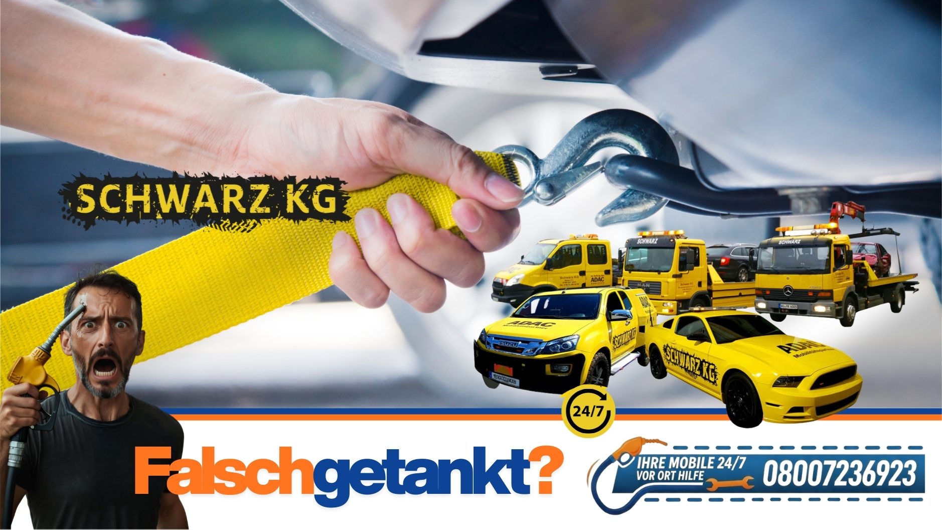 🤝 Partner im Fokus: Schwarz KG Abschleppdienst, Ihr Retter in Würzburg & Unterfranken