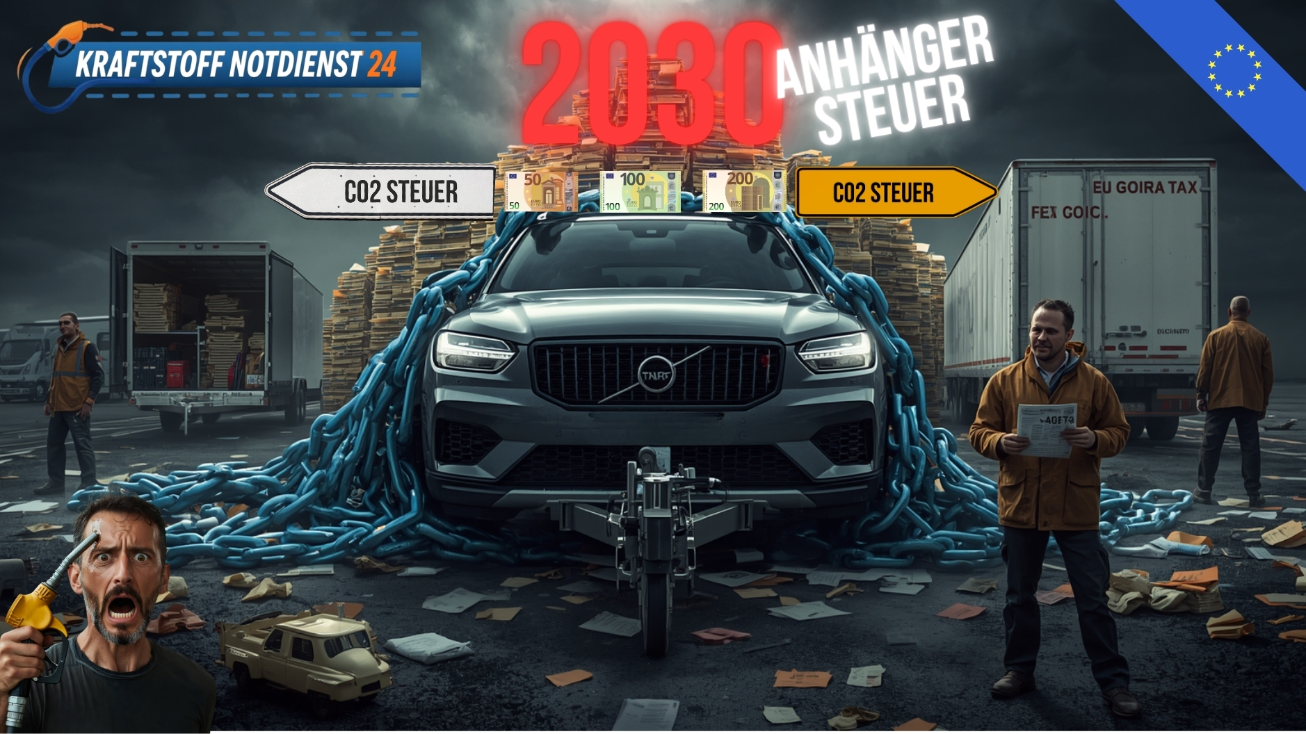 🚚 CO² Besteuerung von Anhängern? Der 40-Prozent-Schock für den Mittelstand