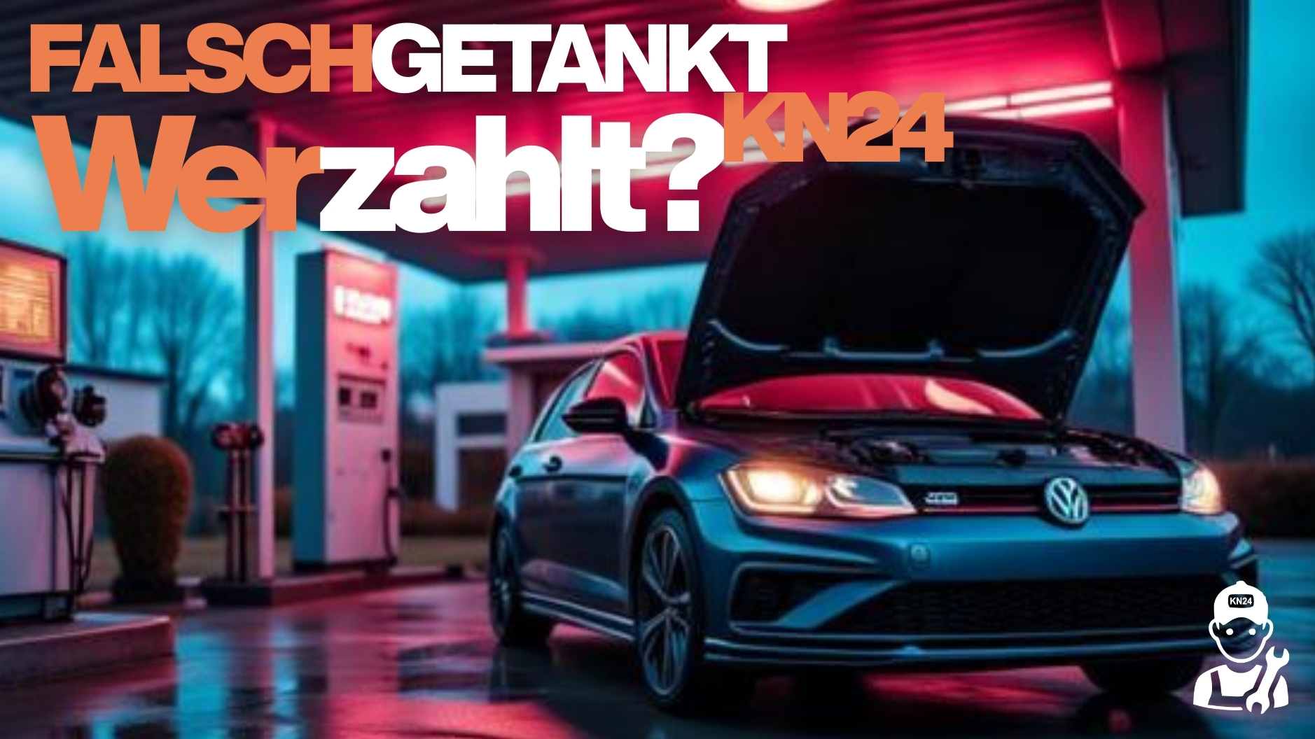 ⛽ Falsch getankt: Wer zahlt den Schaden? Versicherungs-Check & Soforthilfe