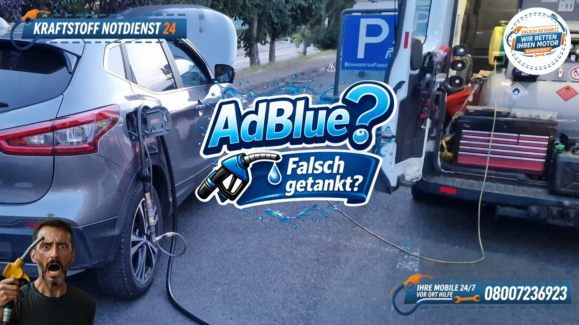 🚗 Nissan Qashqai: AdBlue falsch getankt in Geiselwind? 📞 08007236923