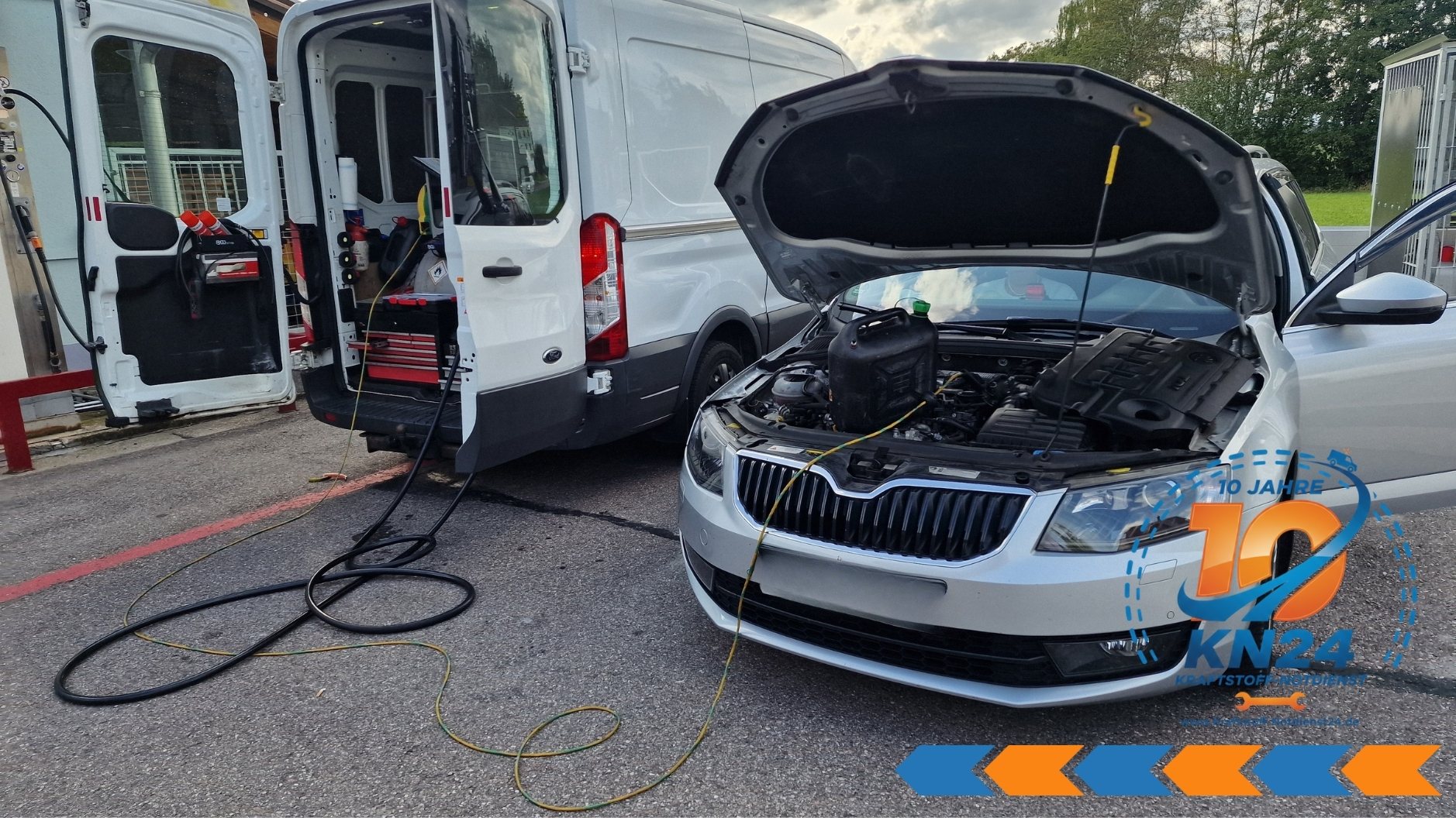⛽ Falsch getankt in Dorfgütingen? Wir helfen! 📞 08007236923