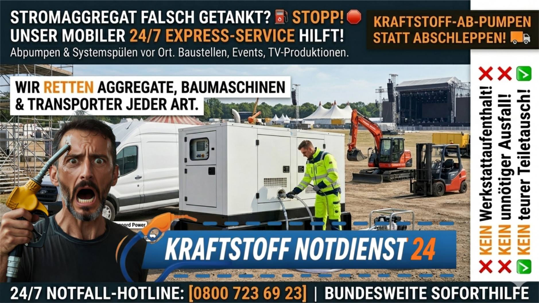🛠️ Soforthilfe vor Ort: Abpumpen und Systemspülung 📞 08007236923