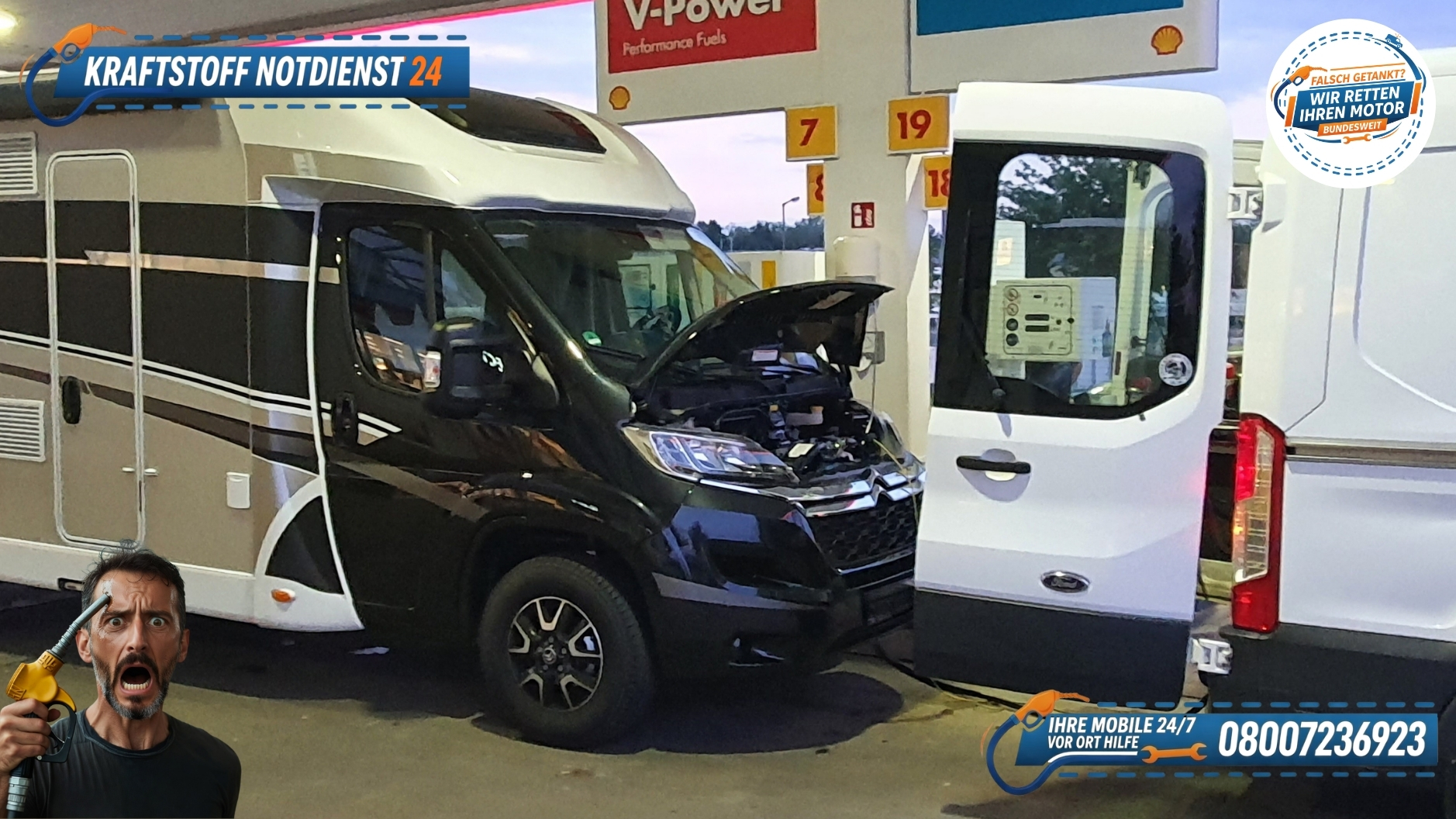 🛻 Citroen Jumper Wohnmobil: AdBlue falsch getankt in Ansbach? 📞 08007236923