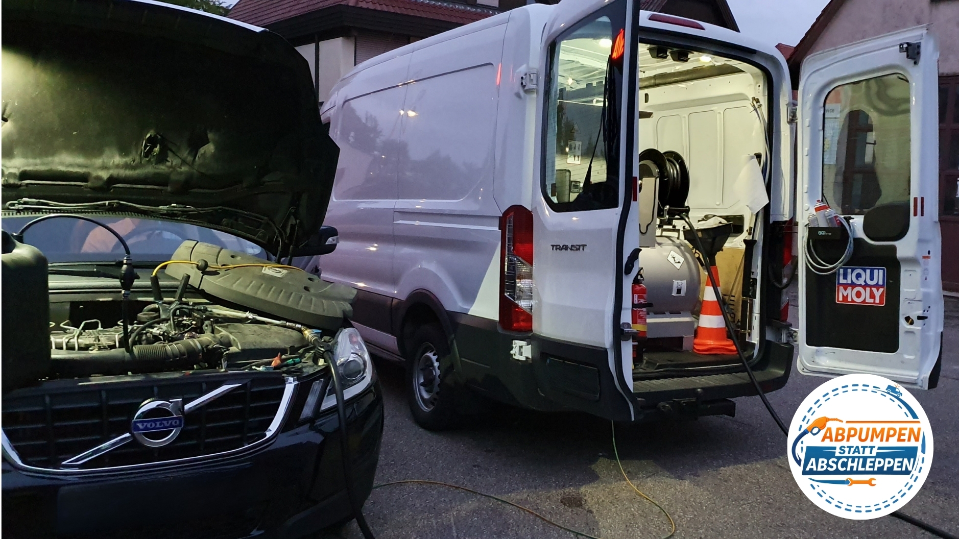 ⛽ Falsch getankt? Benzin in Diesel? Tankentleerung & Systemreinigung Volvo 📞 08007236923