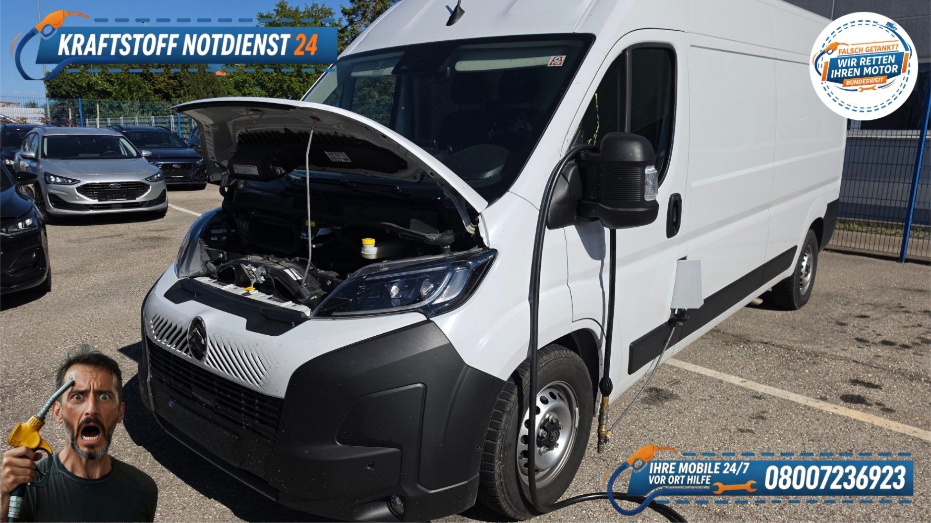 🛻 Citroën Jumper: Falsch getankt in Merklingen? 📞 08007236923
