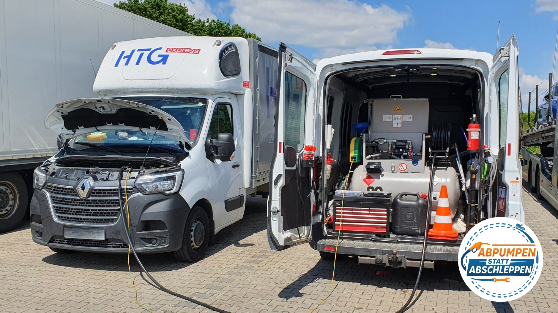 ⛽ Falsch getankt im Fuhrpark? AdBlue im Renault Master am Rasthof Haidt Nord A3 📞 08007236923 🚛⚠️
