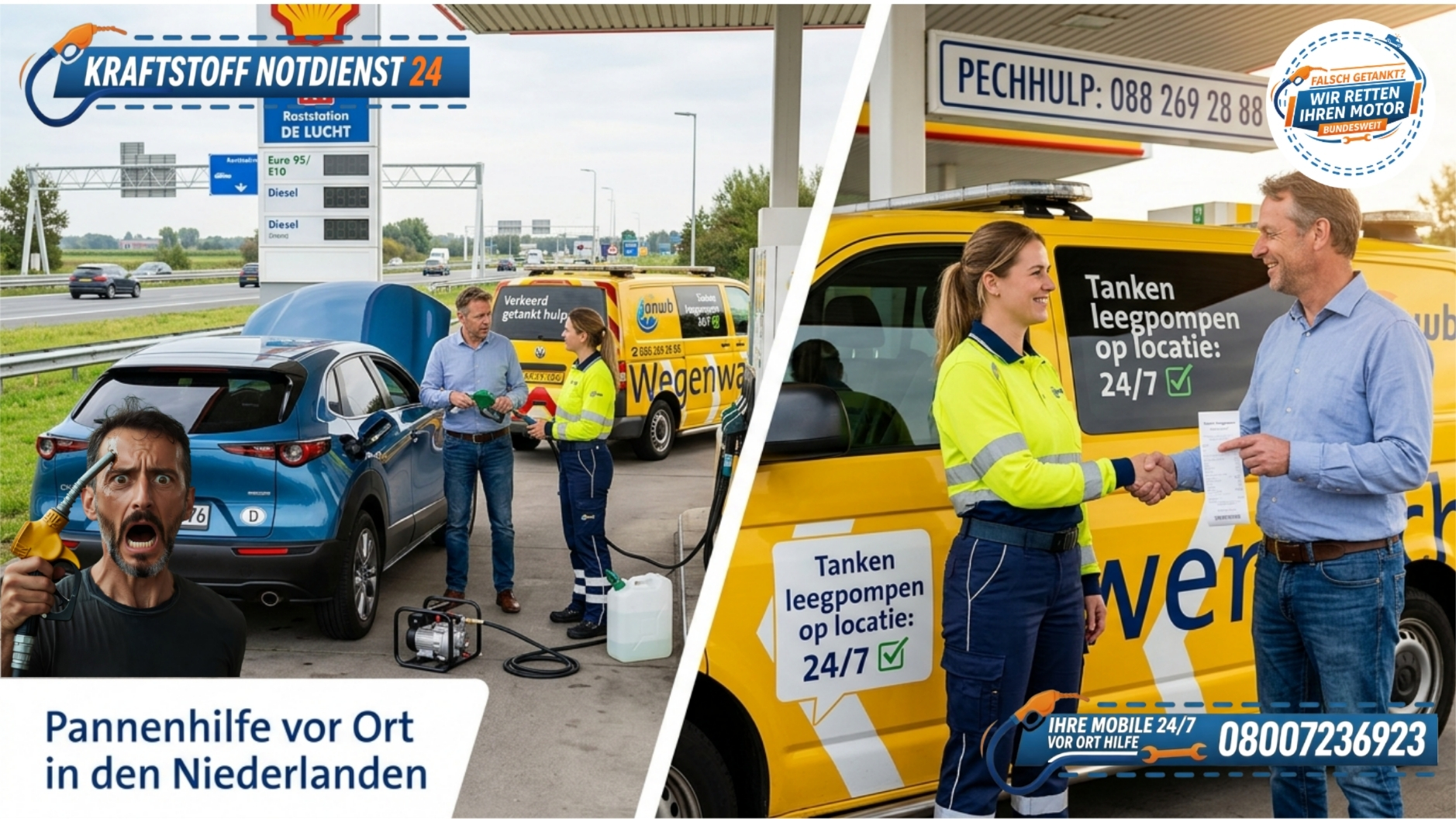 🇳🇱 Falsch getankt in den Niederlanden? So retten Sie Ihren Motor 