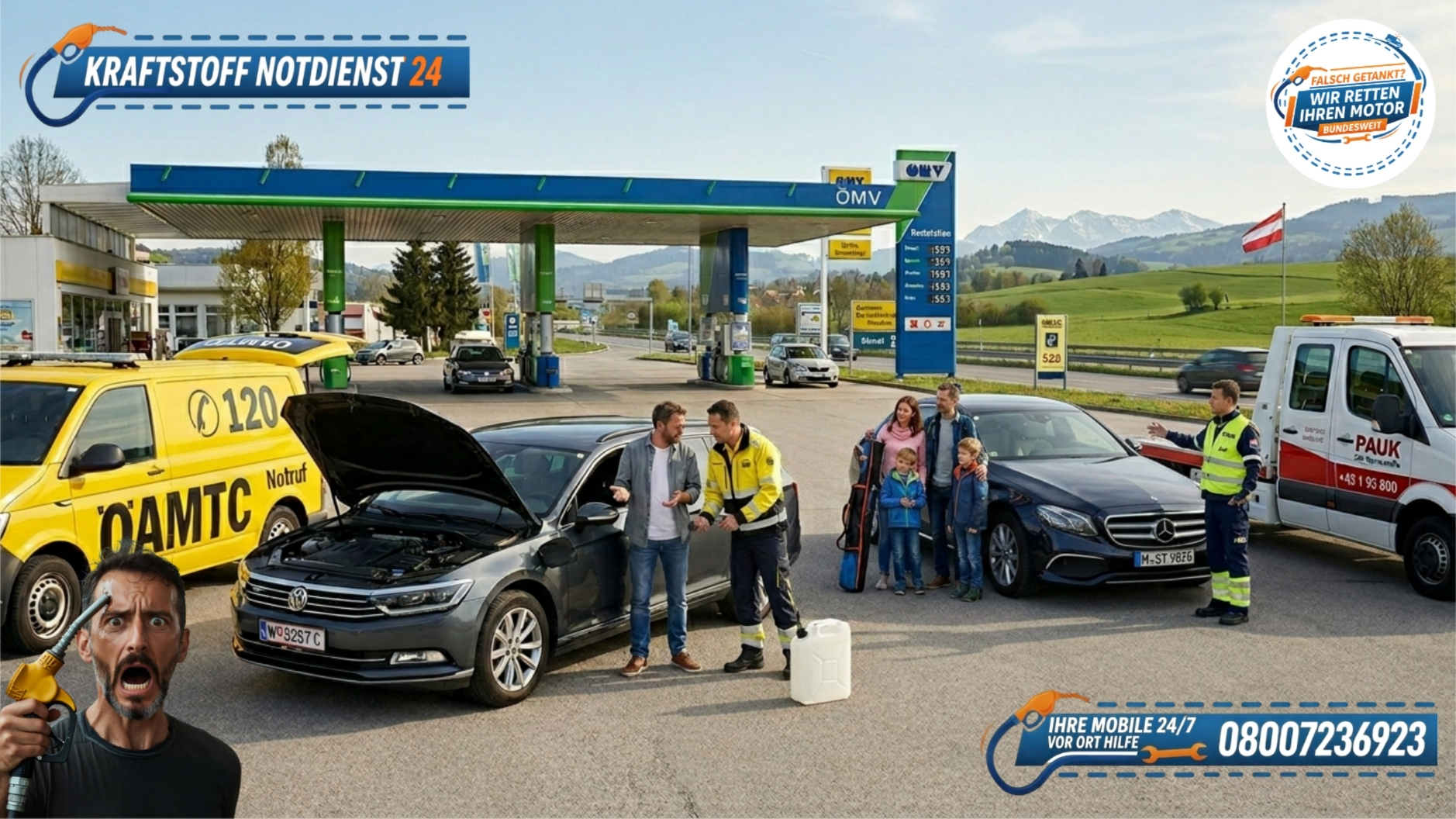 🇦🇹 Falsch getankt in Österreich? So retten Sie Ihren Motor nach einer Fehlbetankung