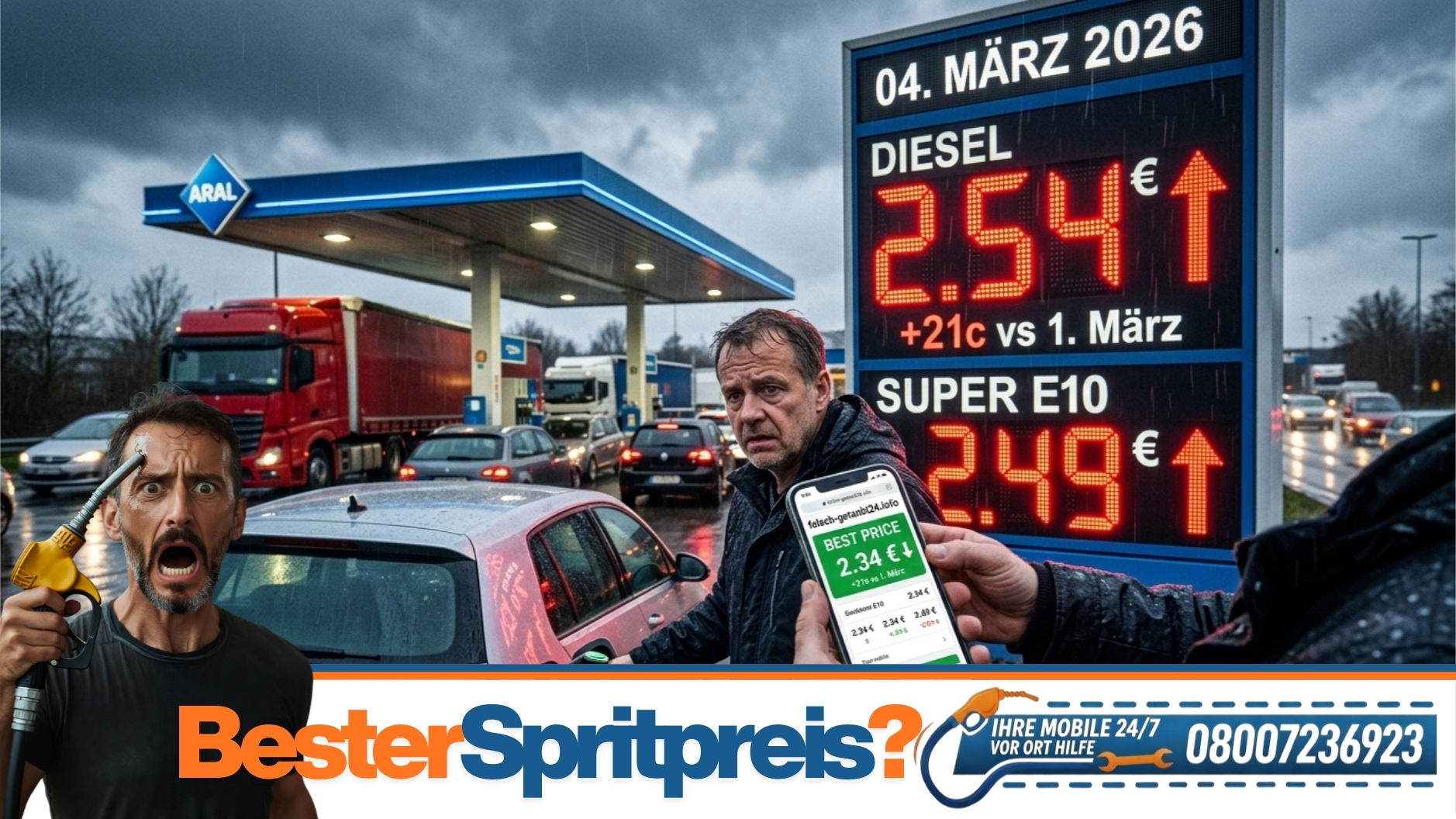 ⛽ Jeder Cent zählt: Maximale Transparenz im Preis-Dschungel