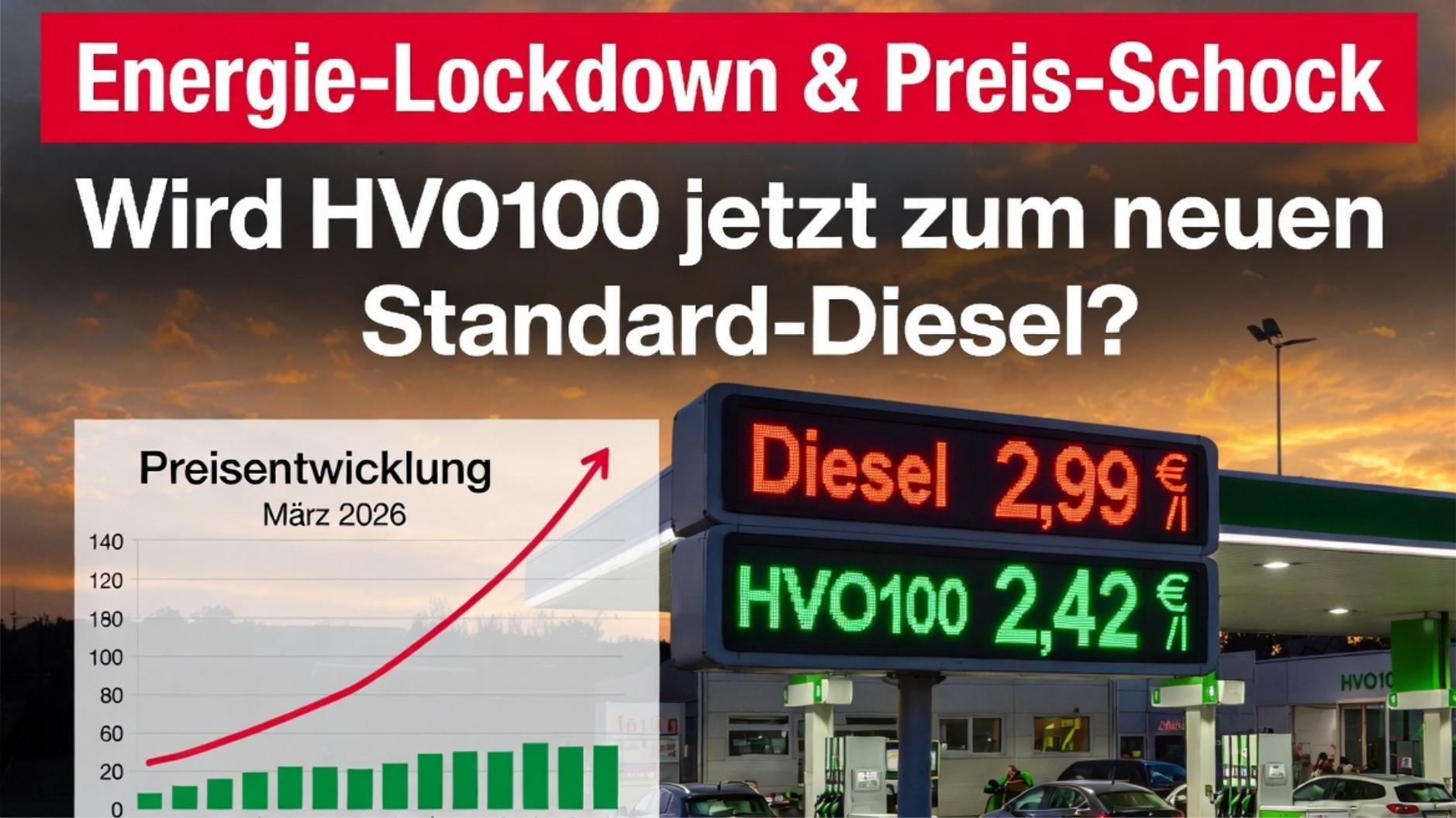 🌐 Energie-Lockdown & Preis-Schock: Wird HVO100 jetzt zum neuen Standard-Diesel? 🚨
