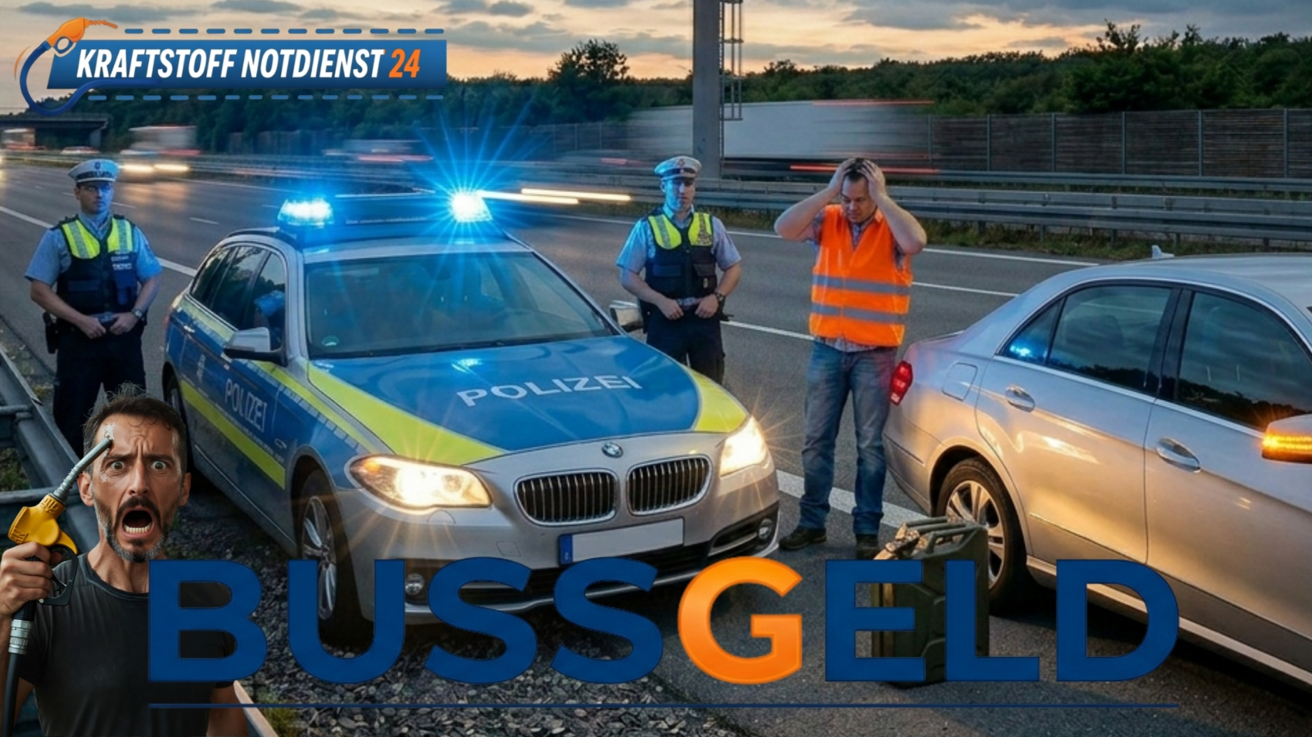⛽ Bußgeld-Falle Autobahn: Warum Falschtanken oder Spritmangel 2026 richtig teuer wird 📞 0800 7236923