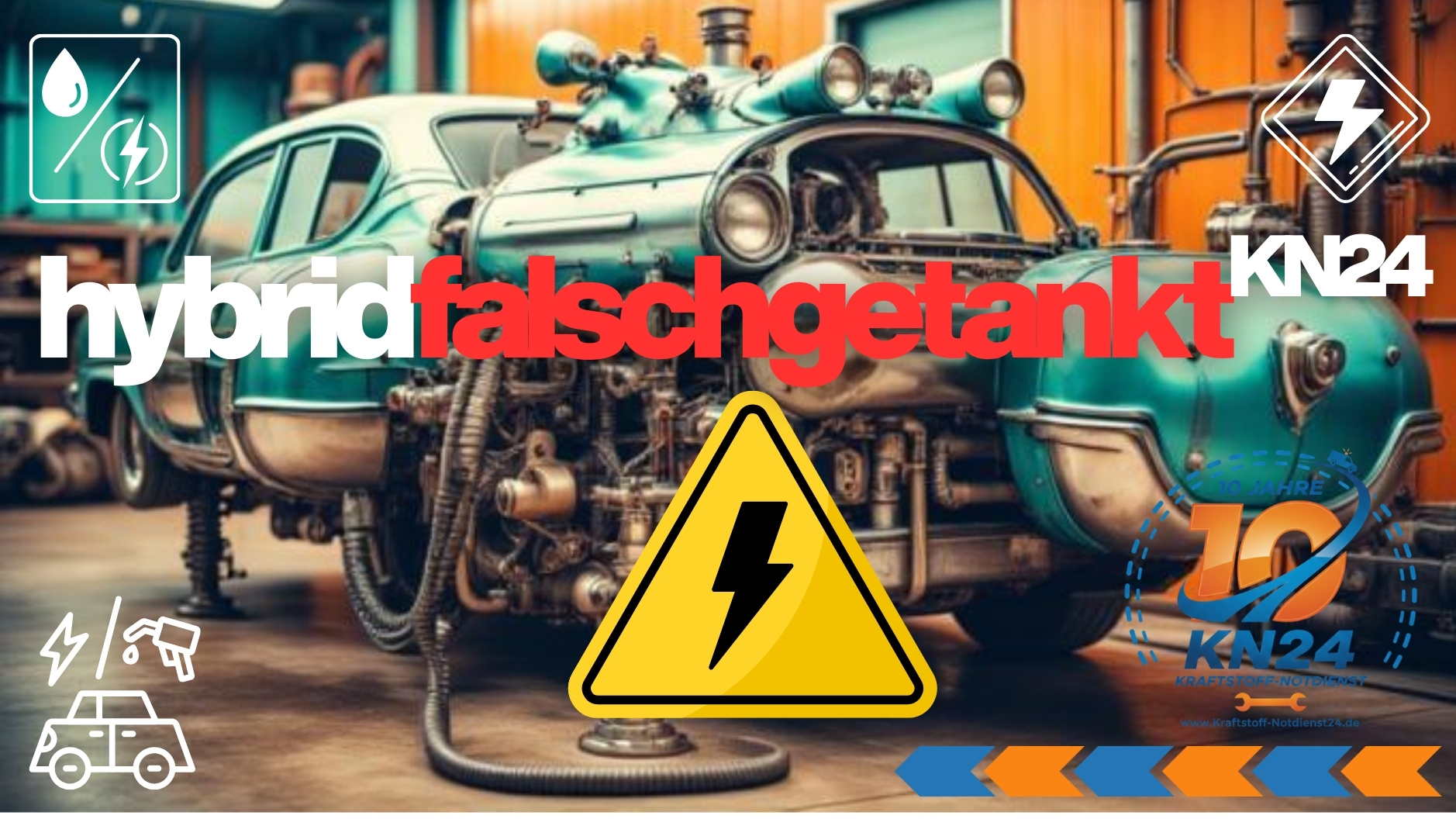 ⛽ Falsch getankt mit dem Hybrid? Hochvolt-Sicherheit & Soforthilfe 📞 08007236923