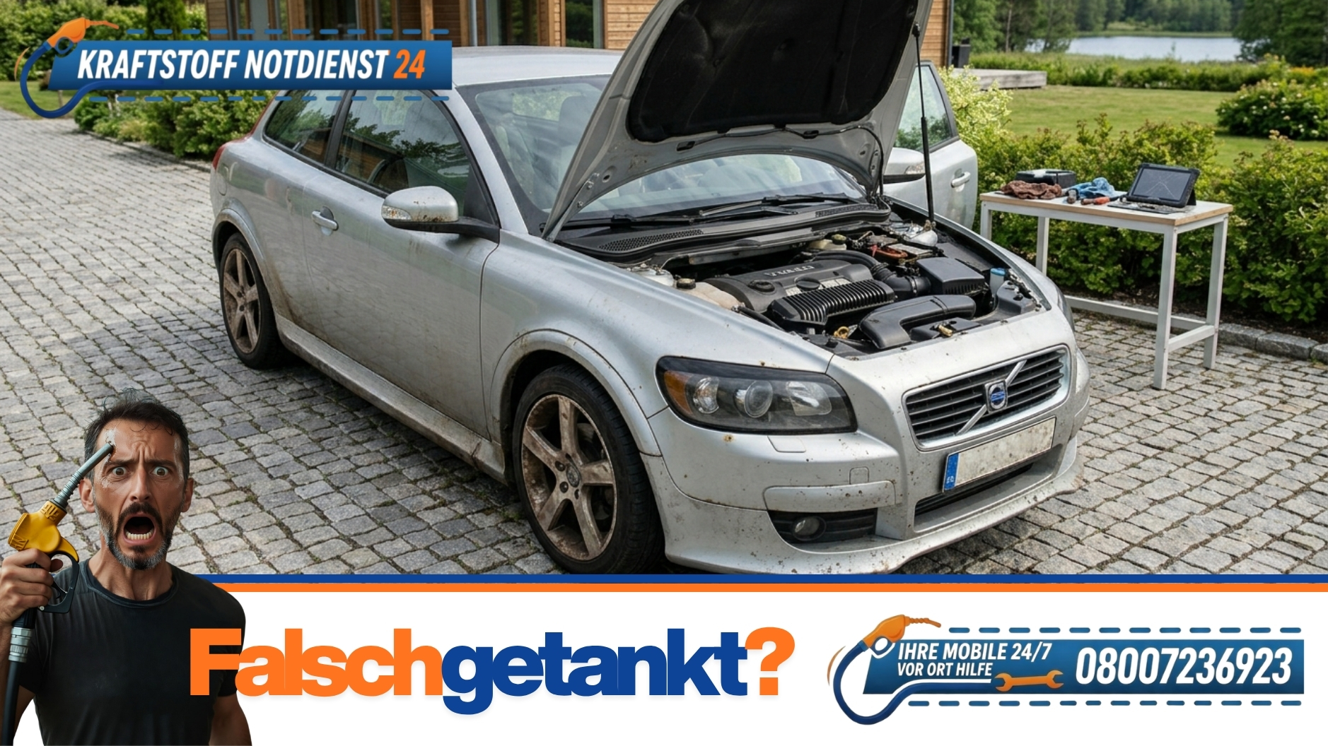 ⛽ Falsch getankt in Frankenhardt? Deine 24/7 Soforthilfe 📞 08007236923
