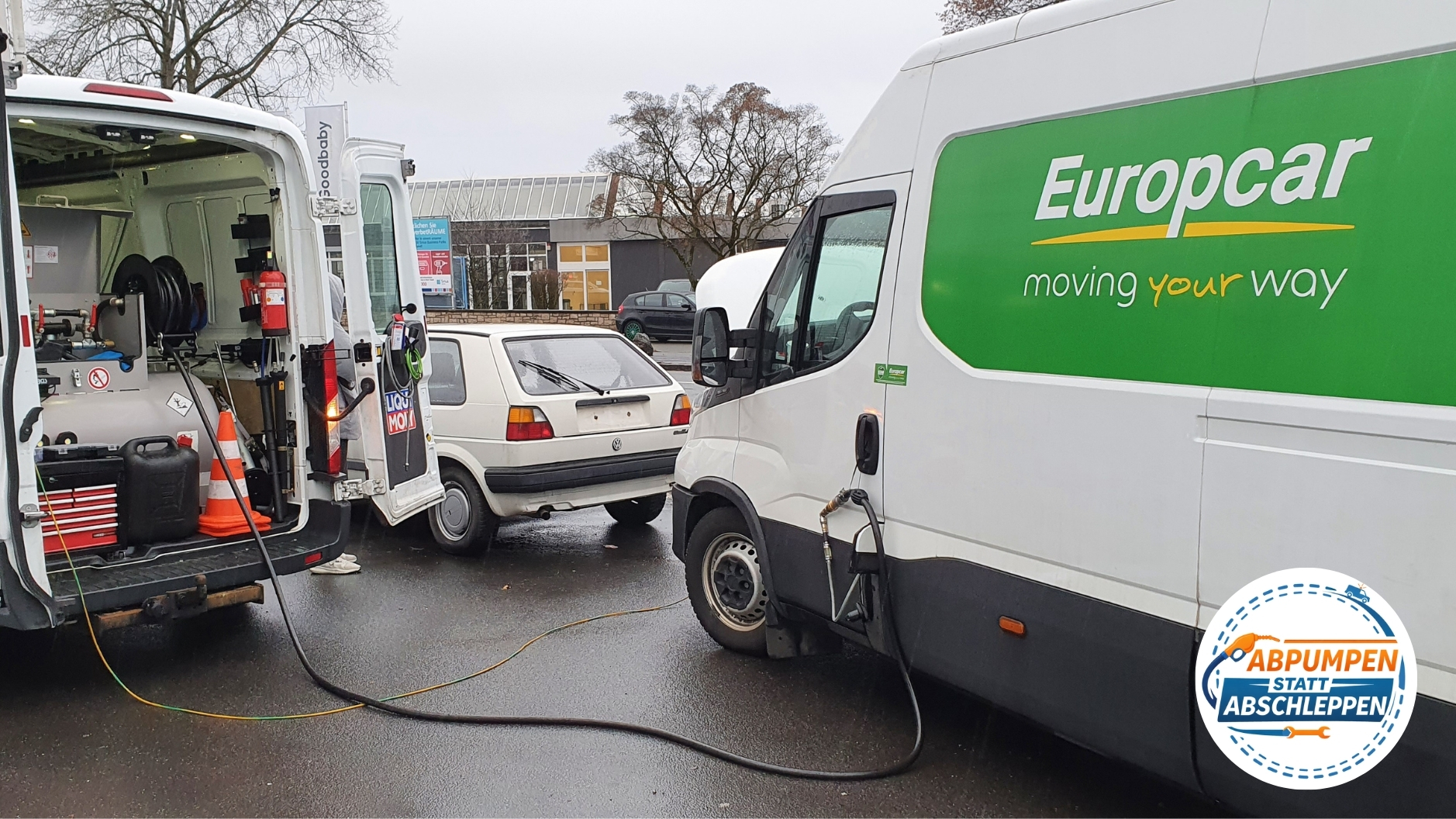 ⛽ Miettransporter falsch getankt? Wir helfen 24/7 - Straubing & deutschlandweit! 📞 08007236923 🚚💨