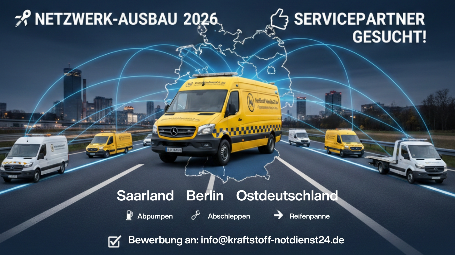 ⛽ Netzwerk-Ausbau 2026: Servicepartner & Abpumpkollegen gesucht! 📞 08007236923