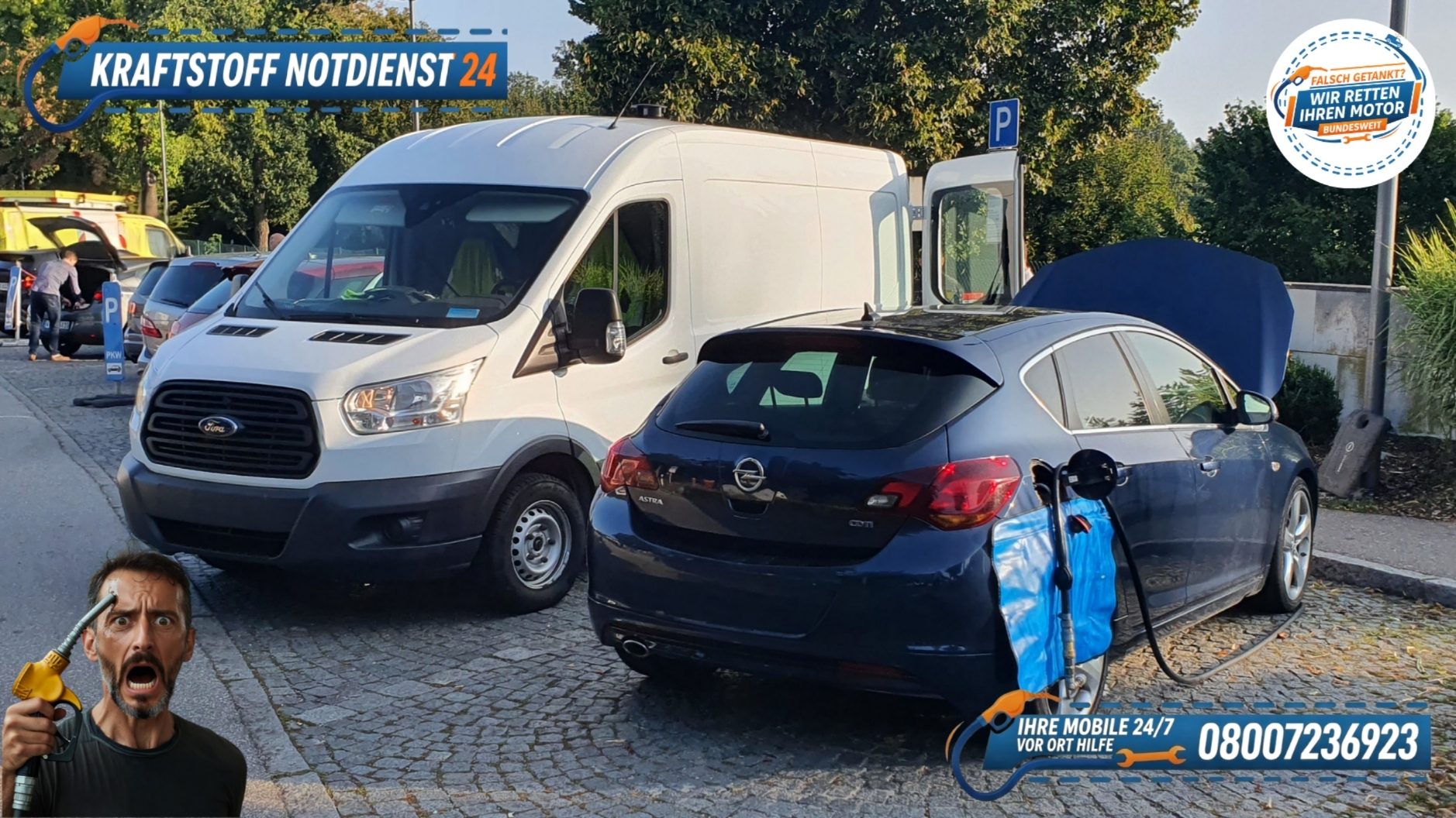 🚗 Opel Astra: Falsch getankt am Autohof Parsberg (A3)? 📞 08007236923