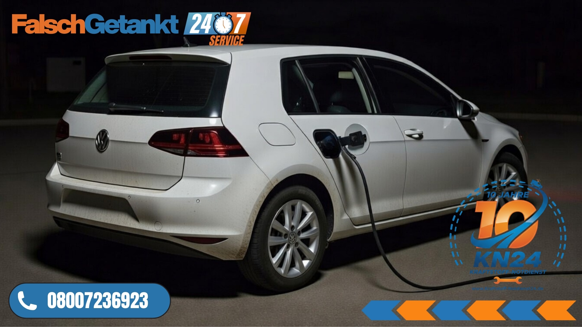 ⛽ Benzin statt Diesel getankt? Soforthilfe in Würzburg & Mainfranken 📞 08007236923! 🛠️