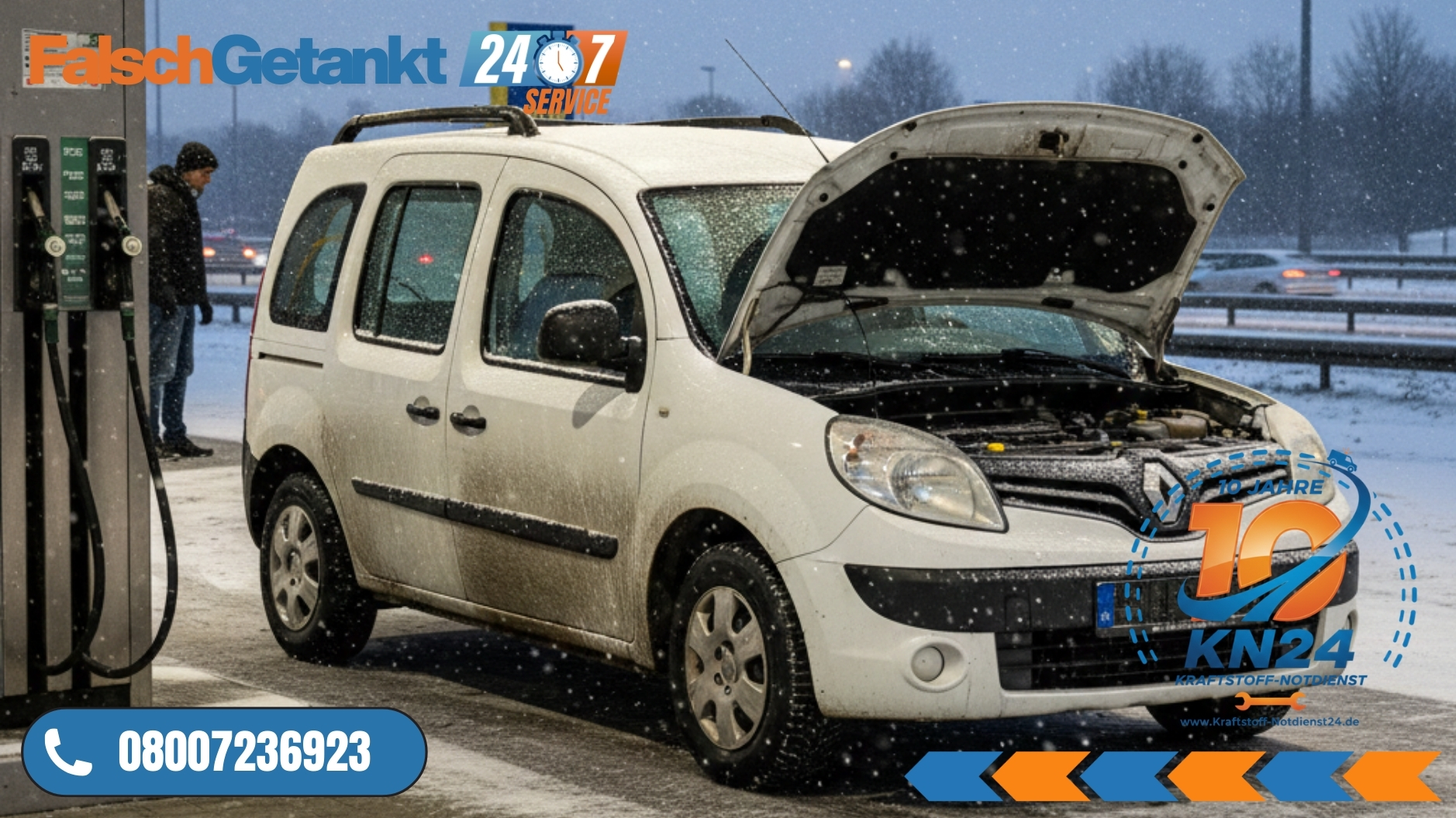 ⛽ Falsch getankt in Schwabach? 24/7 Soforthilfe an A6, A9, A73 & B2! 📞 08007236923 🛠️