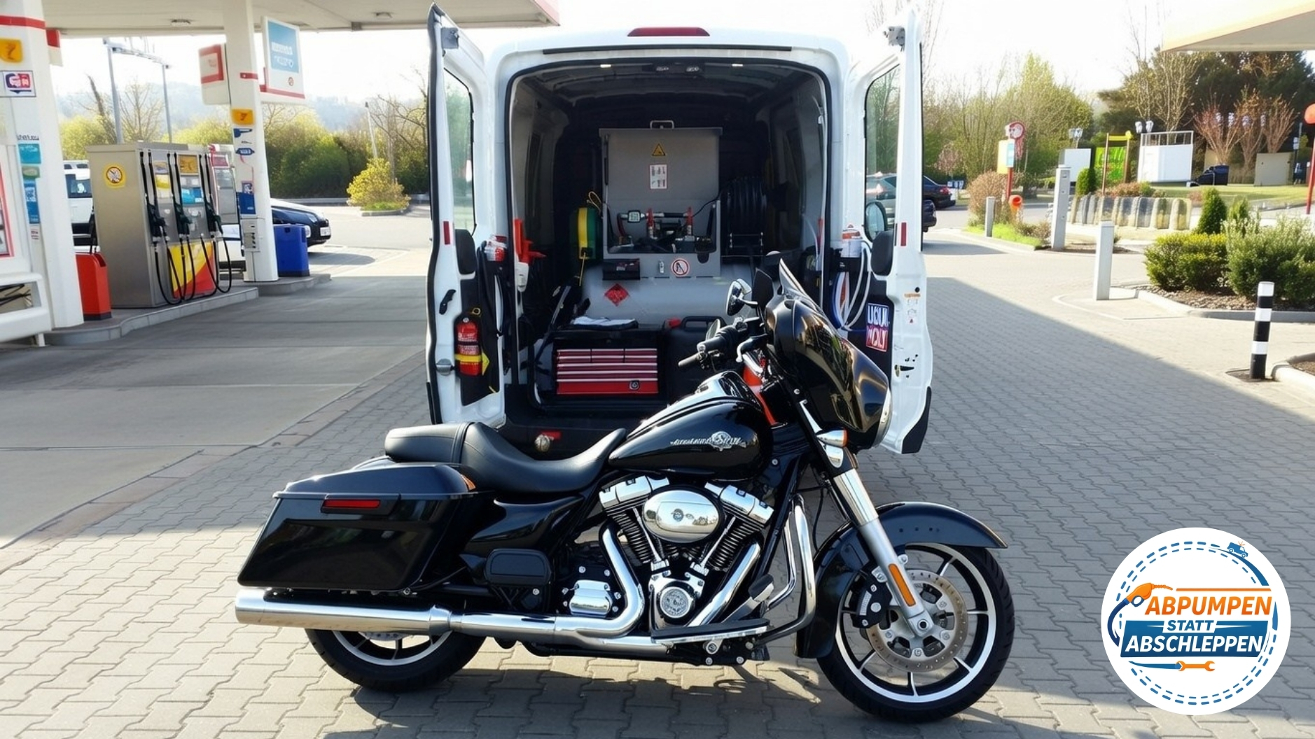 ⛽ Harley falsch getankt in Straubing? Deine mobile 24/7 Soforthilfe 📞 08007236923