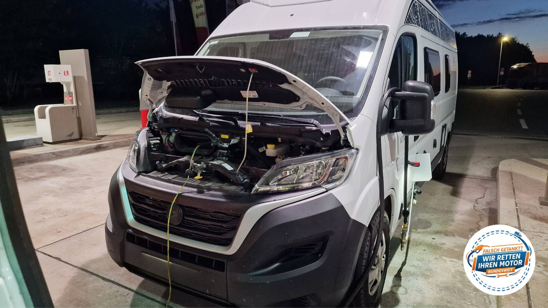 ⛽ Falsch getankt am Rasthof Frankenhöhe? Falschtanken 24/7 Hilfe 📞 08007236923