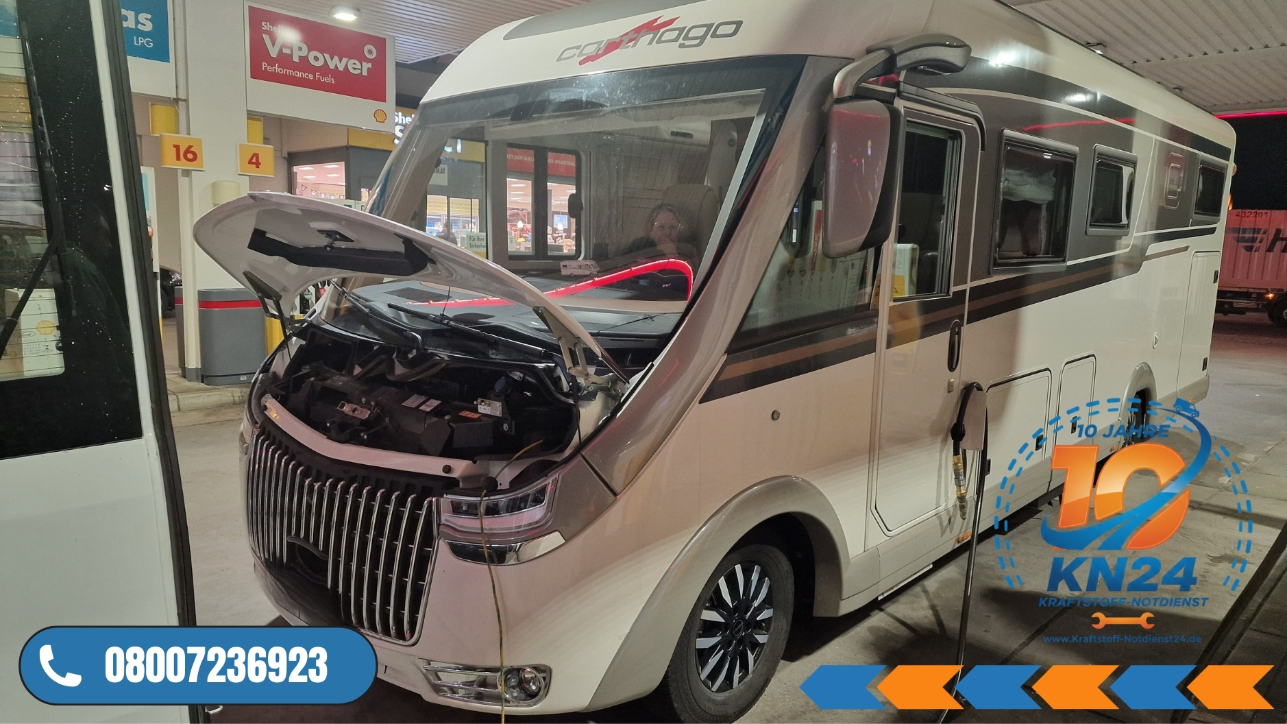 ⛽ Falschtanker Abpumpservice: Rettung für den Wohnmobil-Urlaub! 📞 08007236923