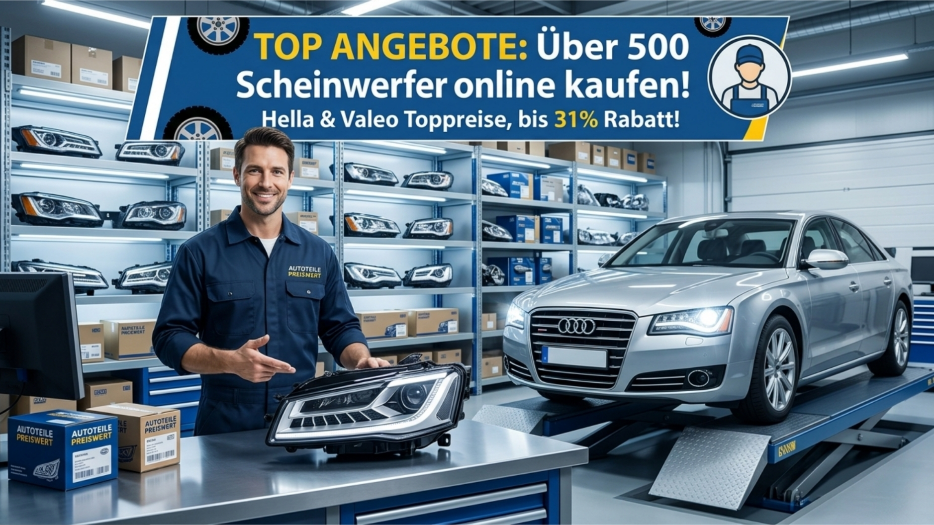 💡 Erstklassige Scheinwerfer online kaufen: Sicherheit & Top-Preise bei Autoteile Preiswert!