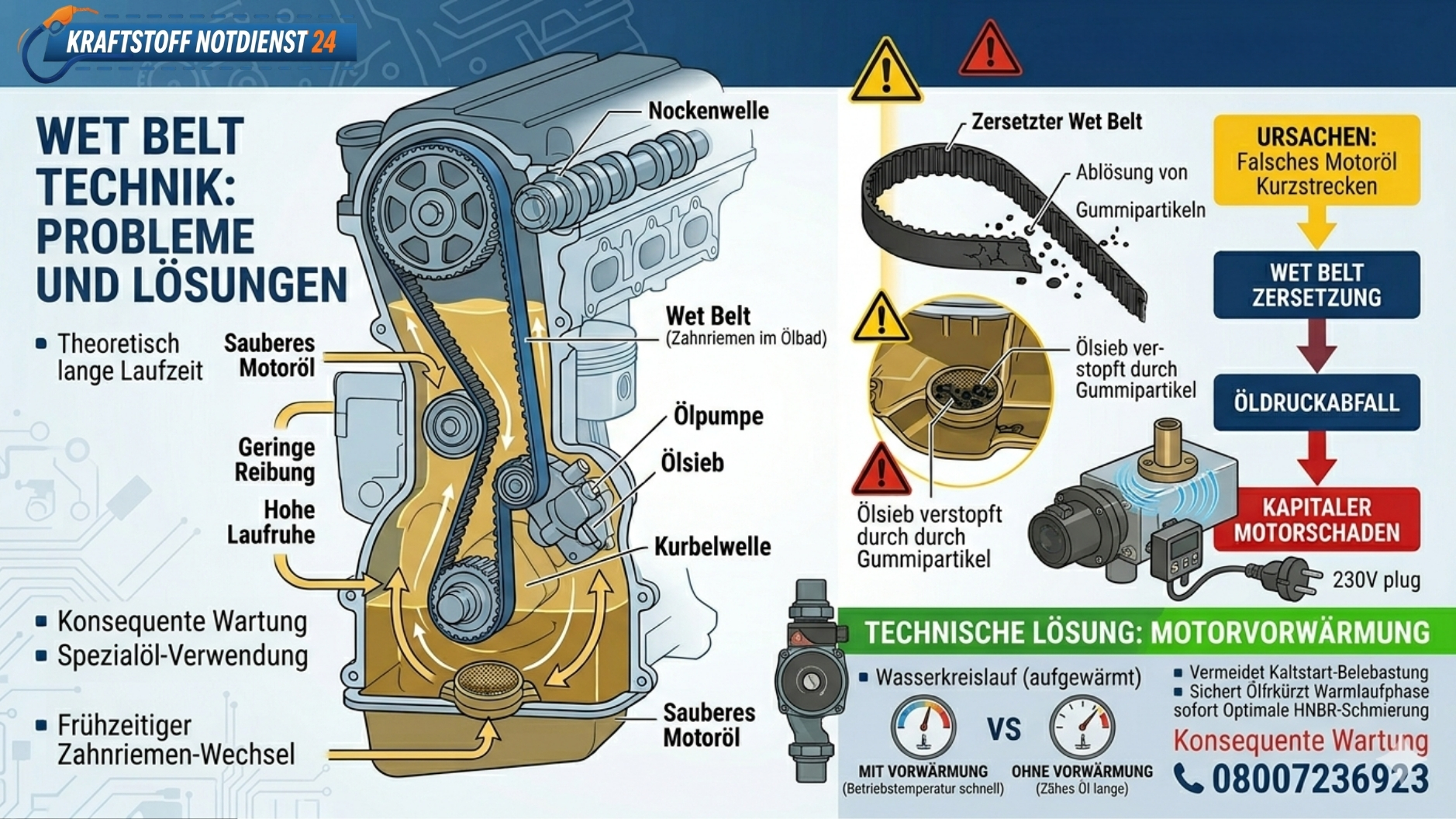 ⛽ Der Zahnriemen im Ölbad (Wet Belt): Technisches Meisterwerk oder tickende Zeitbombe? 
