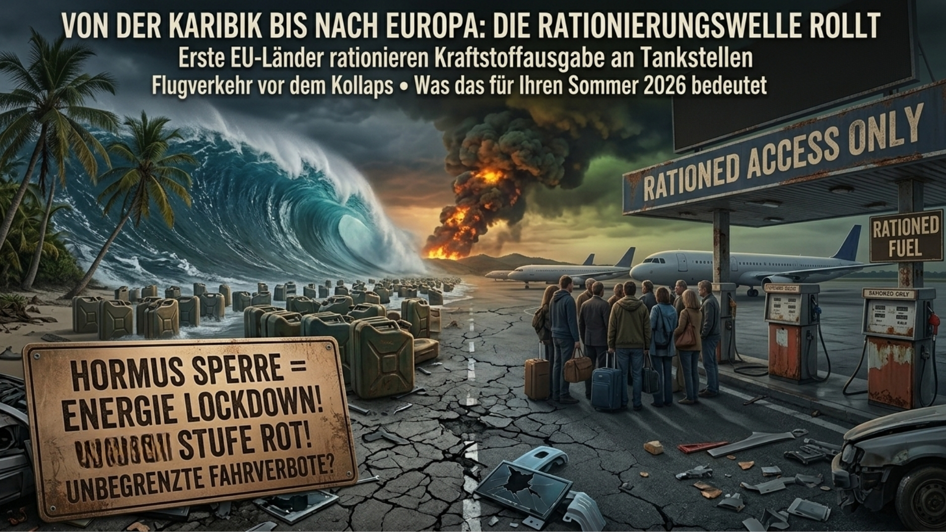 🌐 | Globaler Energie-Lockdown: Wenn der Welt der Treibstoff ausgeht