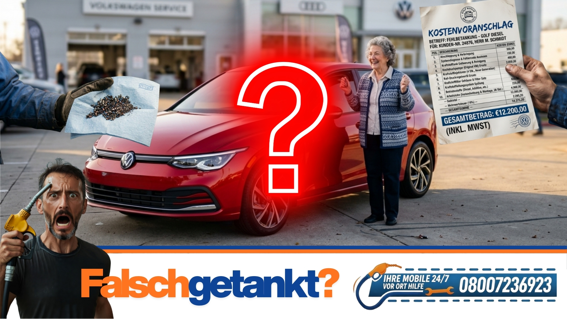 🚨 Krimi am Bodensee: 12.200 € Werkstatt-Abzocke nach Fehlbetankung entlarvt!