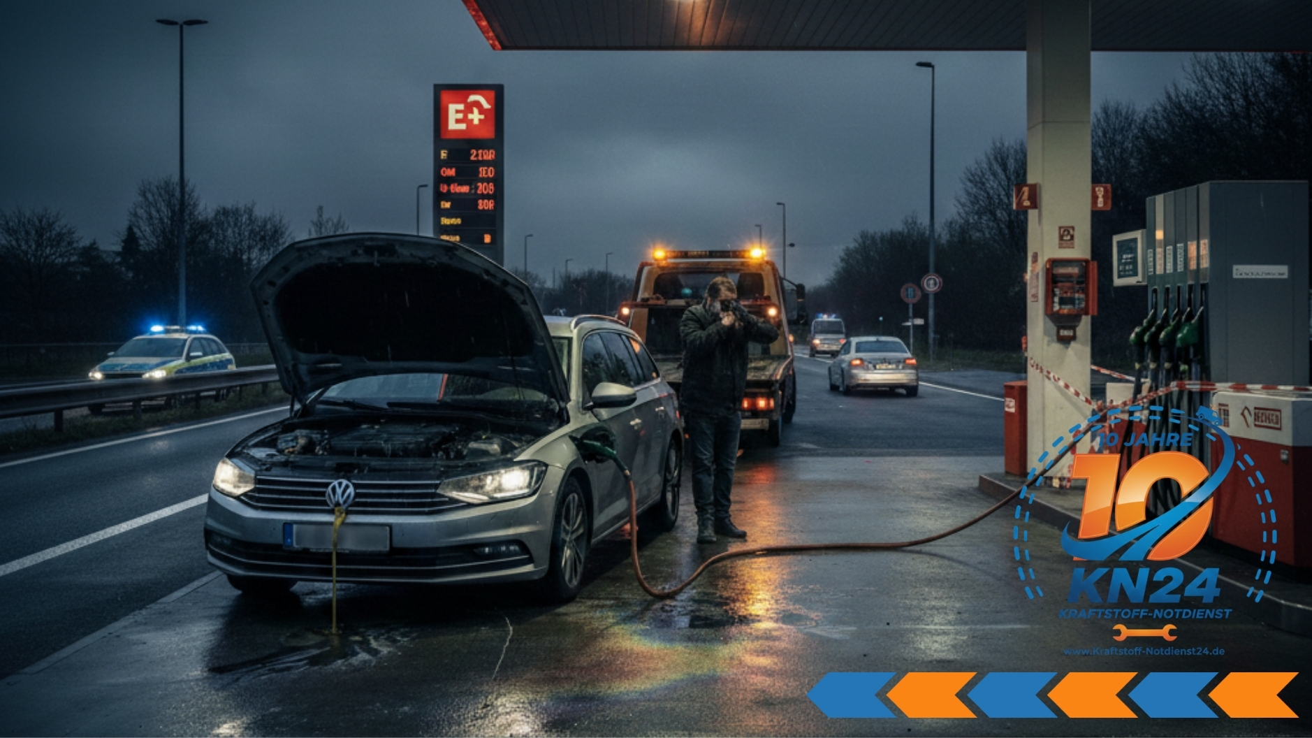 ⛽ Benzin statt Diesel: Kraftstoff-Drama in Wuppertal an der Uellendahler Straße