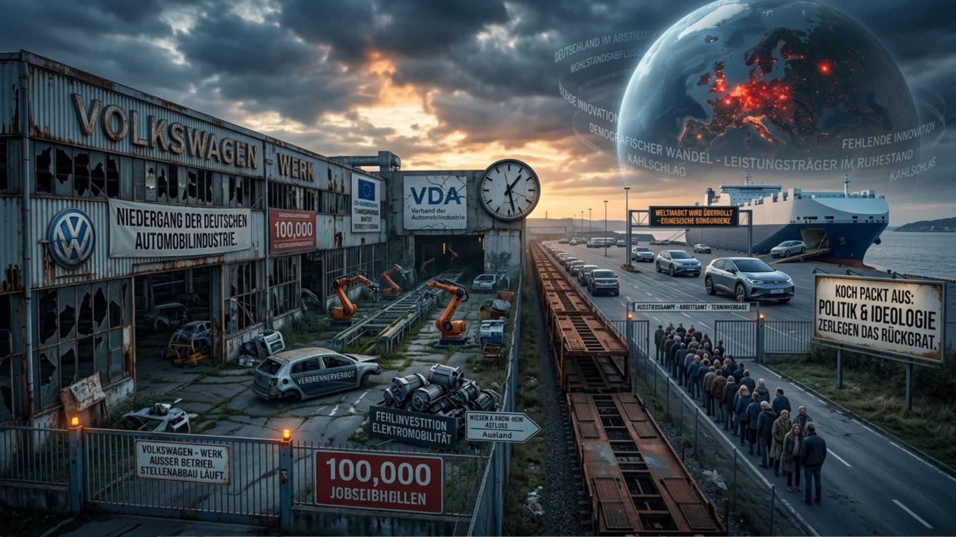Automobil-Experte packt aus: Es ging nie um CO²!Deutschland im Abstiegskampf, Wie Politik und Ideologie das industrielle Rückgrat zerlegen