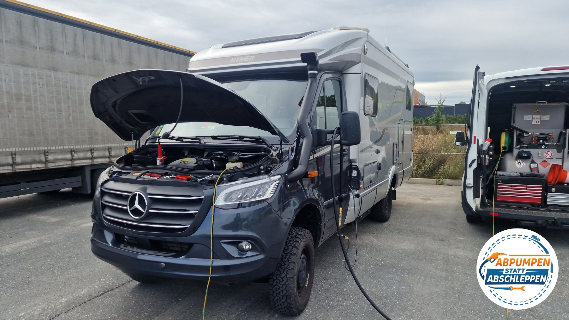 ⛽ AdBlue falsch getankt im Sprinter Wohnmobil in Münchberg? Deine mobile 24/7 Soforthilfe unter 📞 08007236923