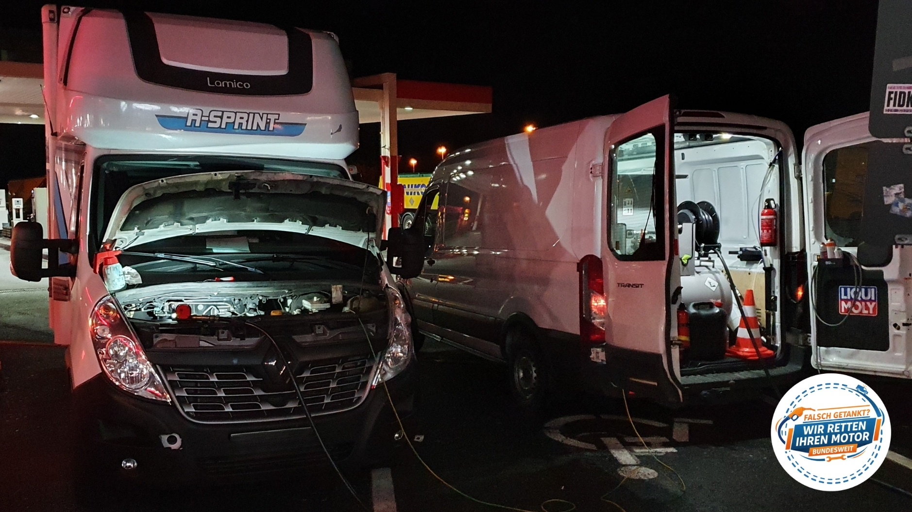 ⛽ Benzin statt Diesel getankt in Biebelried? Falschtanken 24/7 Hilfe 📞 08007236923