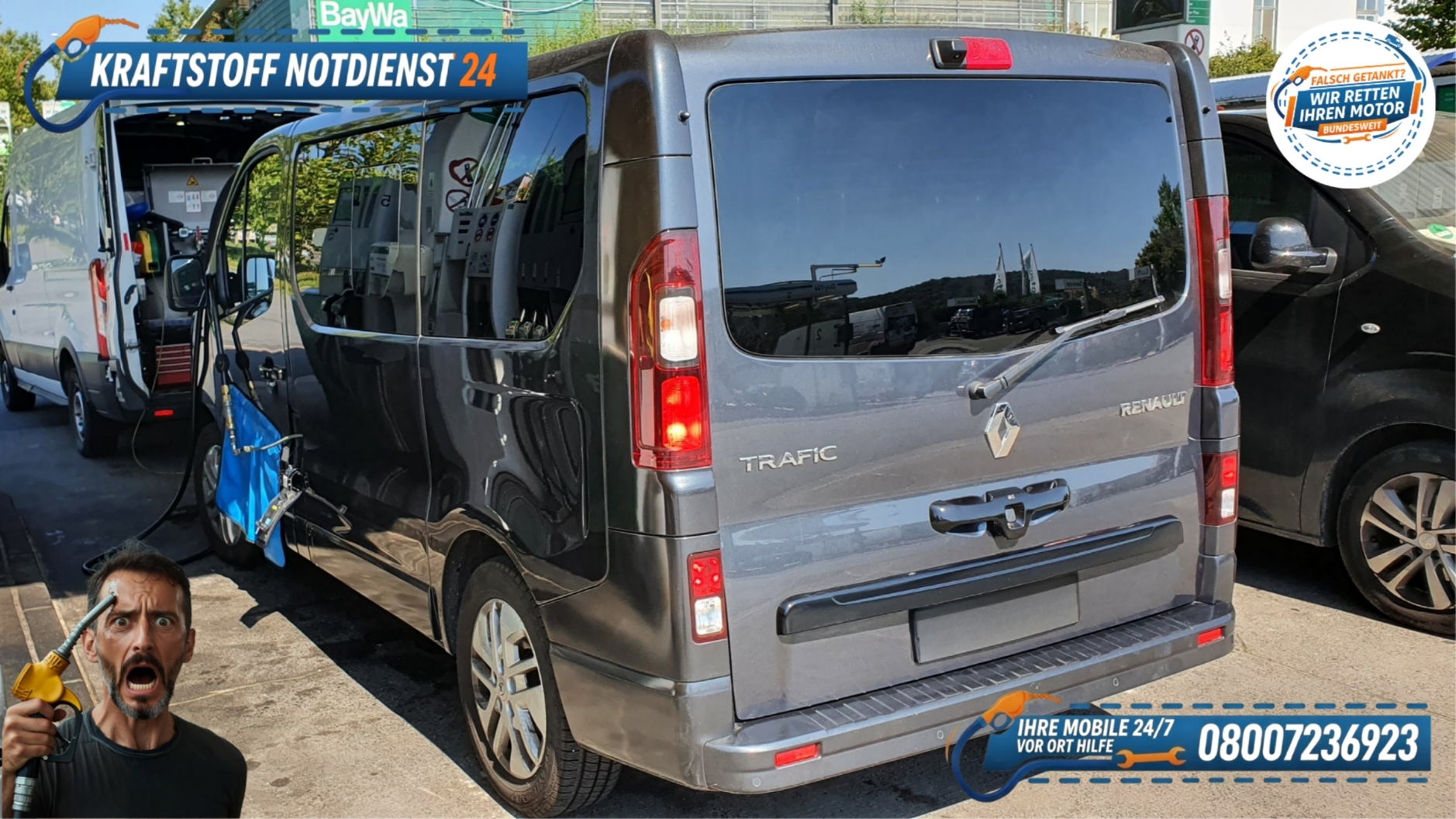 🛻 Renault Trafic: Falsch getankt in Nürnberg? 📞 08007236923