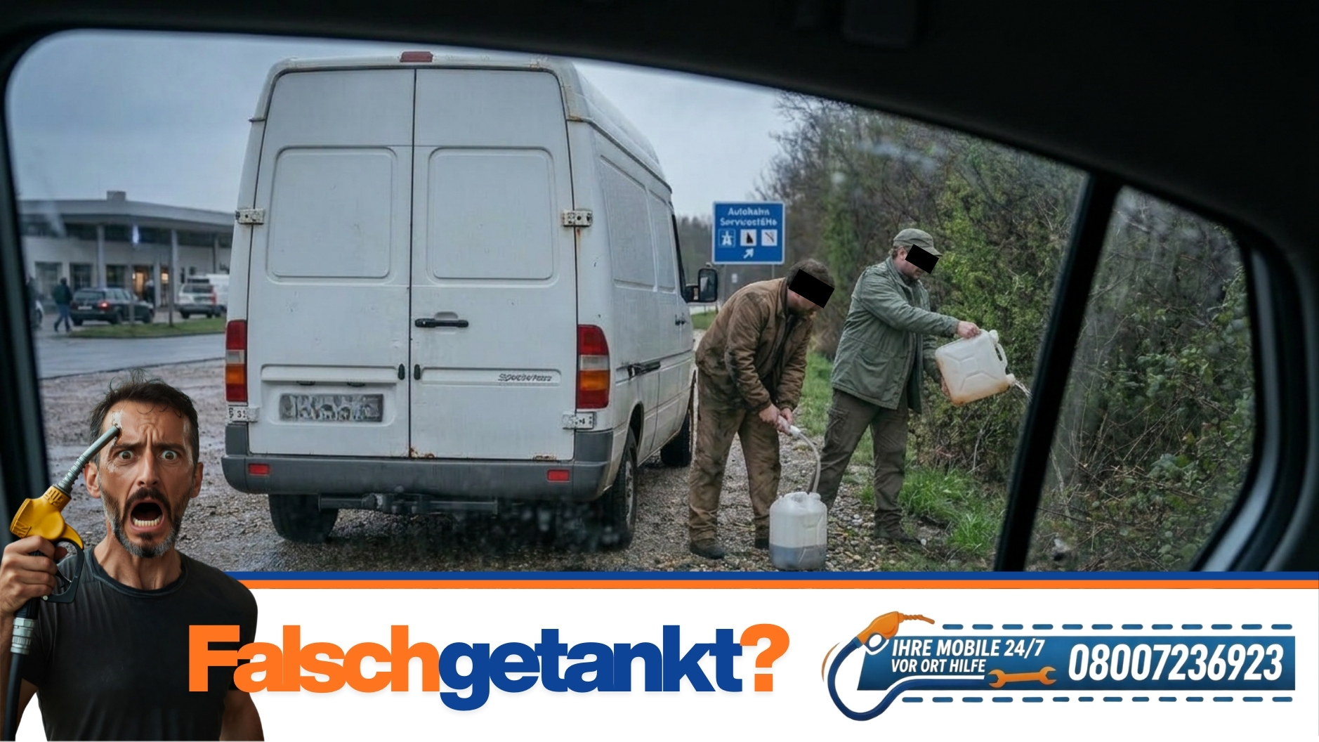 ⚠️ Brandfalle Standstreifen: Warum das „Selfmade-Abpumpen“ nach Falschtanken lebensgefährlich ist