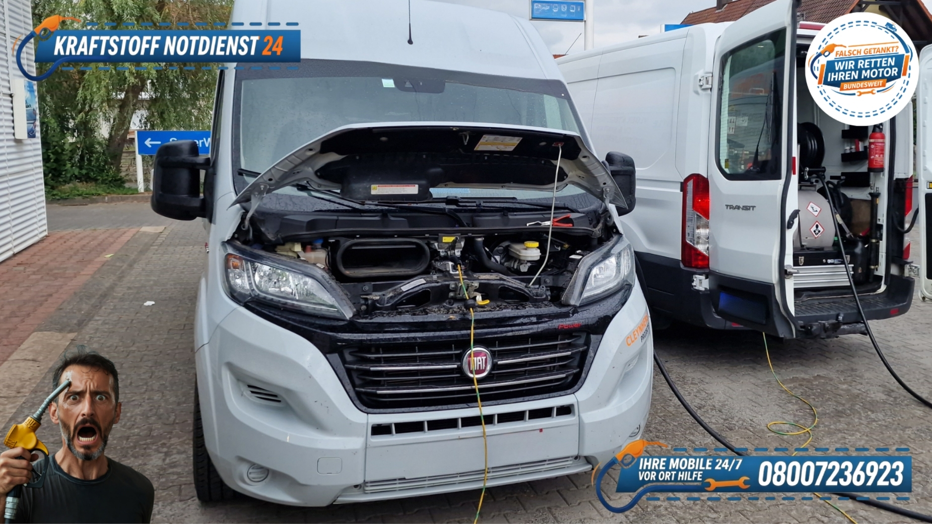 ⛽ Fiat Ducato AdBlue falsch getankt in Würzburg? Soforthilfe vor Ort! 📞 08007236923