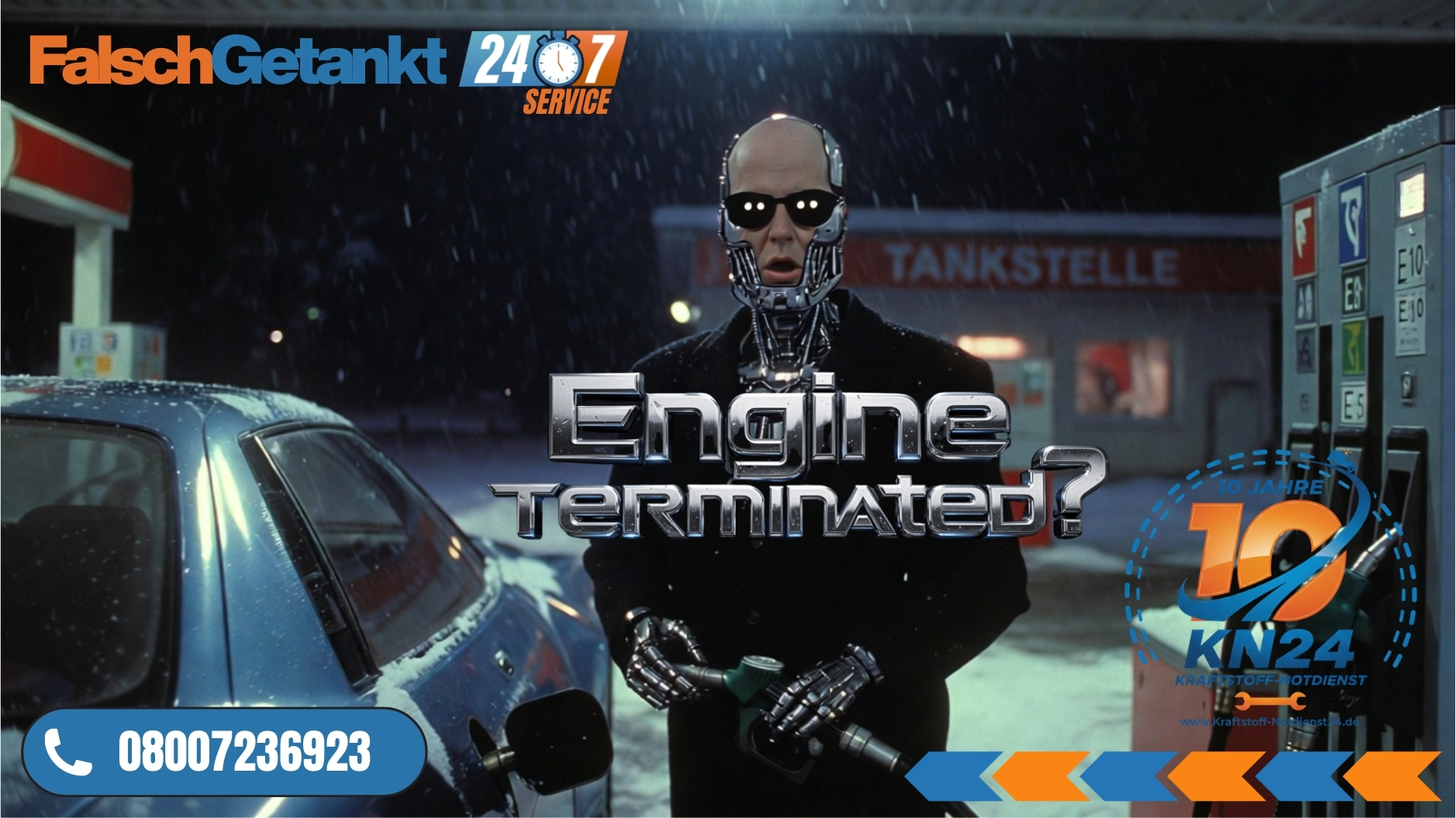 🤖 Mission: WRONG FUEL RESCUE, Benzin in Diesel stoppt selbst den T-1300! 📞 08007236923 🛠️