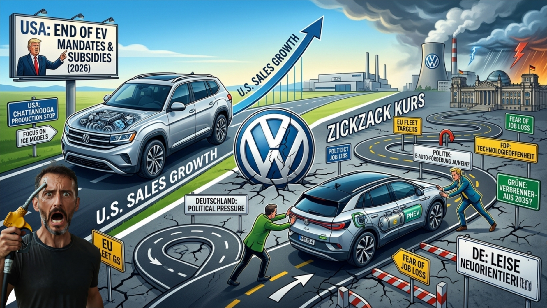 ⛽ Volkswagen 2026: Die Rückkehr der Kolben, Ein Konzern, zwei Welten 📞 08007236923